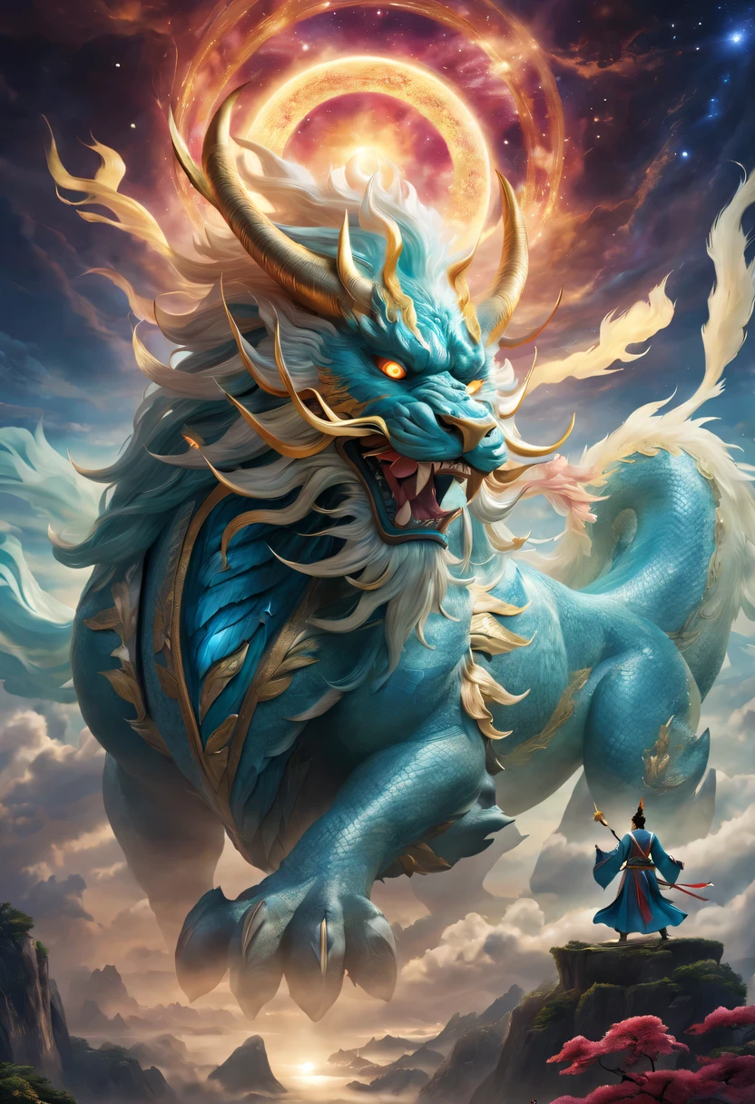 high resolution high quality Reality Chinese legendary creatures Divine Beast Railway fierce々Shii Intimidating Intimidation object of faith Looming