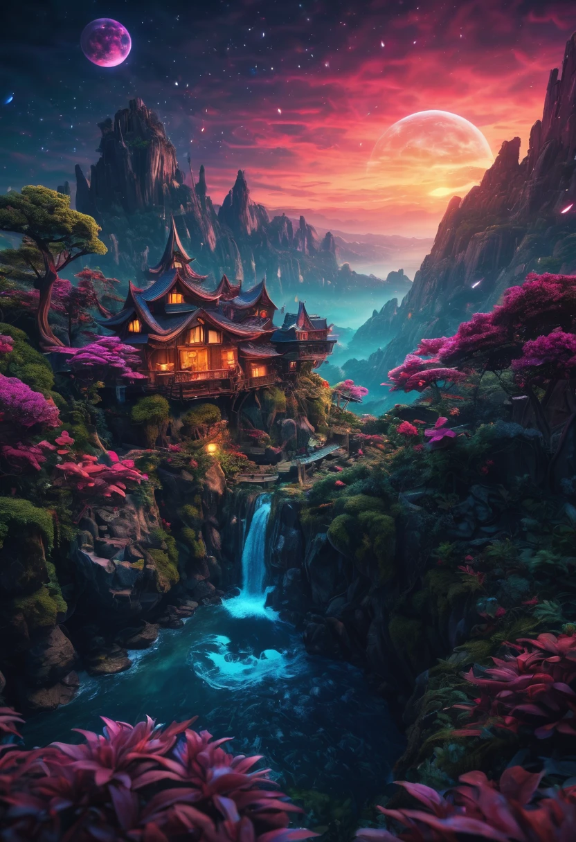 (best quality,4k,8k,highres,masterpiece:1.2),ultra-detailed,(realistic,photorealistic,photo-realistic:1.37),HDR,UHD,studio lighting,ultra-fine painting,sharp focus,physically-based rendering,extreme detail description,professional,vivid colors,bokeh,creepy,zentangle lines,origami,3D crunch,bioluminescent,otherworldly,enchanted,glowing eyes,dark and mysterious atmosphere,unique and intricate patterns,fantastical landscapes,star-filled sky,unexplored terrain,endless possibilities,playful and mischievous demeanors,undiscovered species,hidden secrets,extraterrestrial magic,unparalleled beauty,colorful and vibrant palette,mesmerizing dance of lights and shadows,unconventional and captivating art style,whimsical and surreal elements,extraordinary creatures with multiple limbs and appendages,breath-taking and awe-inspiring sights,spectacular and grandiose landscapes filled with extraordinary flora and fauna,astonishing and mind-bending perspectives,immersive and cinematic experience,revakutation of the boundaries of imagination.