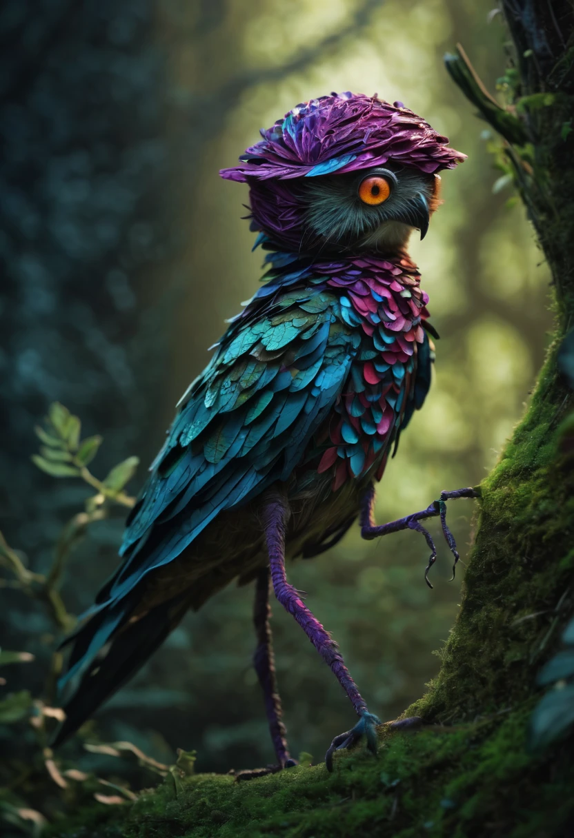 (best quality,4k,8k,highres,masterpiece:1.2),ultra-detailed,(realistic,photorealistic,photo-realistic:1.37),HDR,UHD,studio lighting,ultra-fine painting,sharp focus,physically-based rendering,extreme detail description,professional,vivid colors,bokeh,creepy,zentangle lines,origami,3D crunch,bioluminescent,otherworldly,enchanted,glowing eyes,dark and mysterious atmosphere,unique and intricate patterns,fantastical landscapes,star-filled sky,unexplored terrain,endless possibilities,playful and mischievous demeanors,undiscovered species,hidden secrets,extraterrestrial magic,unparalleled beauty,colorful and vibrant palette,mesmerizing dance of lights and shadows,unconventional and captivating art style,whimsical and surreal elements,extraordinary creatures with multiple limbs and appendages,breath-taking and awe-inspiring sights,spectacular and grandiose landscapes filled with extraordinary flora and fauna,astonishing and mind-bending perspectives,immersive and cinematic experience,revakutation of the boundaries of imagination.