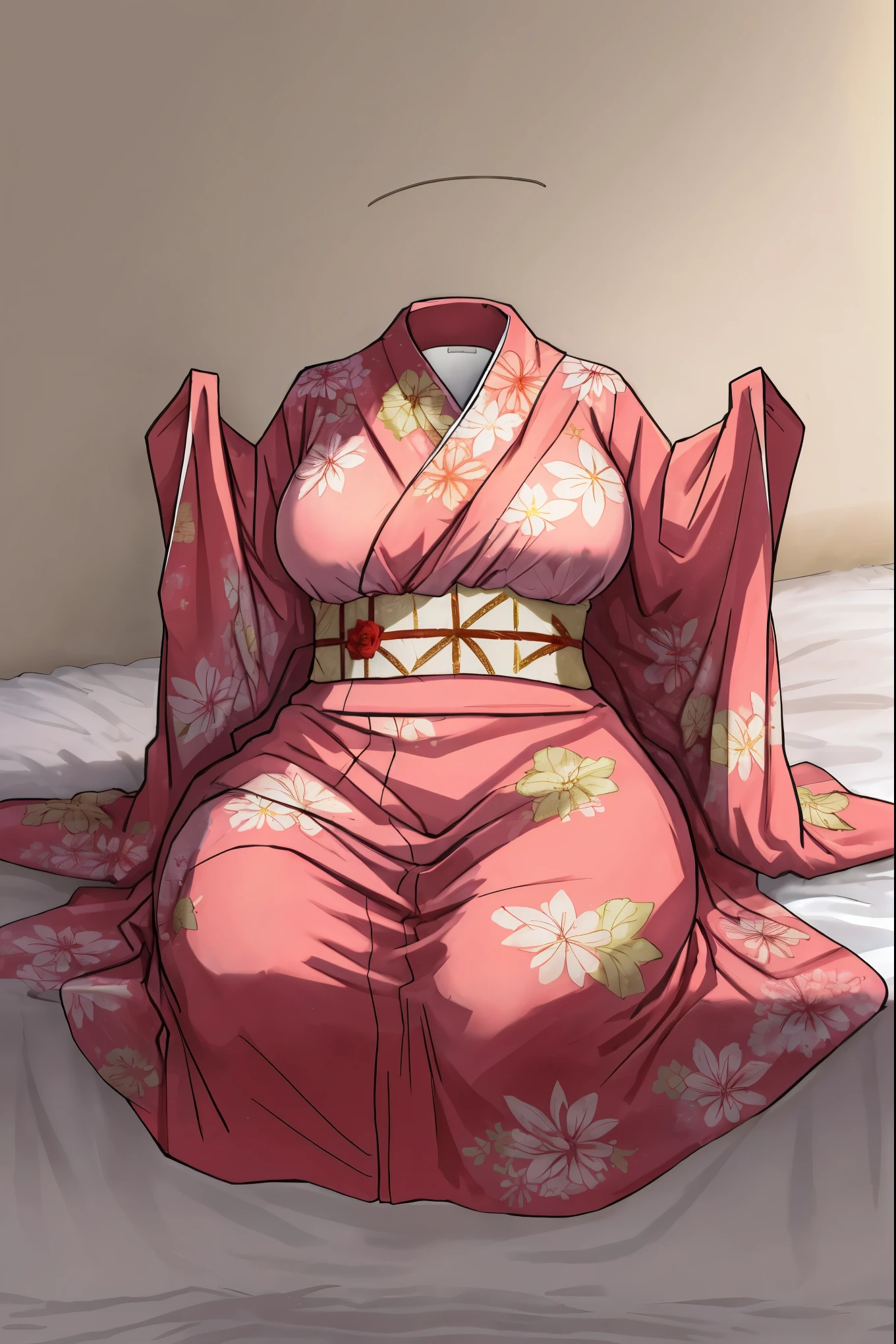 Genshin impact, ((lumine:1.5), BREAK (vivid-color:1.3) BREAK (one girl:1.3), (mature women:1.2), (lumine:1.5), red hair, (ahoge:1.5), red eyes, long hair, (upturned eyes, smile:1.2), (yellow star hairclip:1.5), earrings, jewelry, (wearing kimono with wide open breasts:1.5), (lying on the bed sleeping position), ((open legs)), ((no underwear:1.5)) indoor, bedroom, Best Quality:1.4), High quality, (((Bokeh))), depth of fields, BREAK (vivid-color:1.3), magnificent view, light particles, light leaks, (chromatic aberration:1.2)
