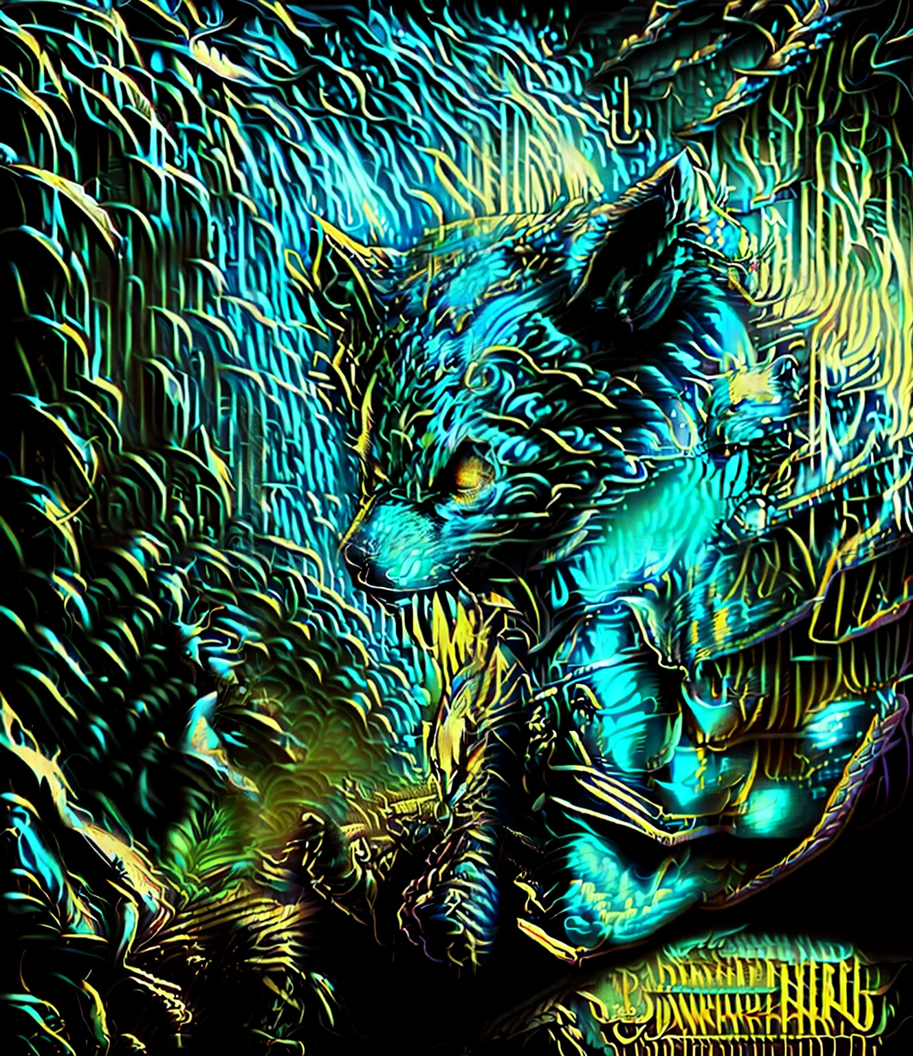 there is a cartoon skunk with a yellow collar on it, cartoonish and simplistic, concept art. smoke, smoke, cigarette, cartoonish, mekka, smoke art, smoking, smokes, stylized digital illustration, digital drawing, fume, digitally drawn, cigar, digital illustration, arabian calligraphy, smoke is flowing, smoking cigarette, (smoke)