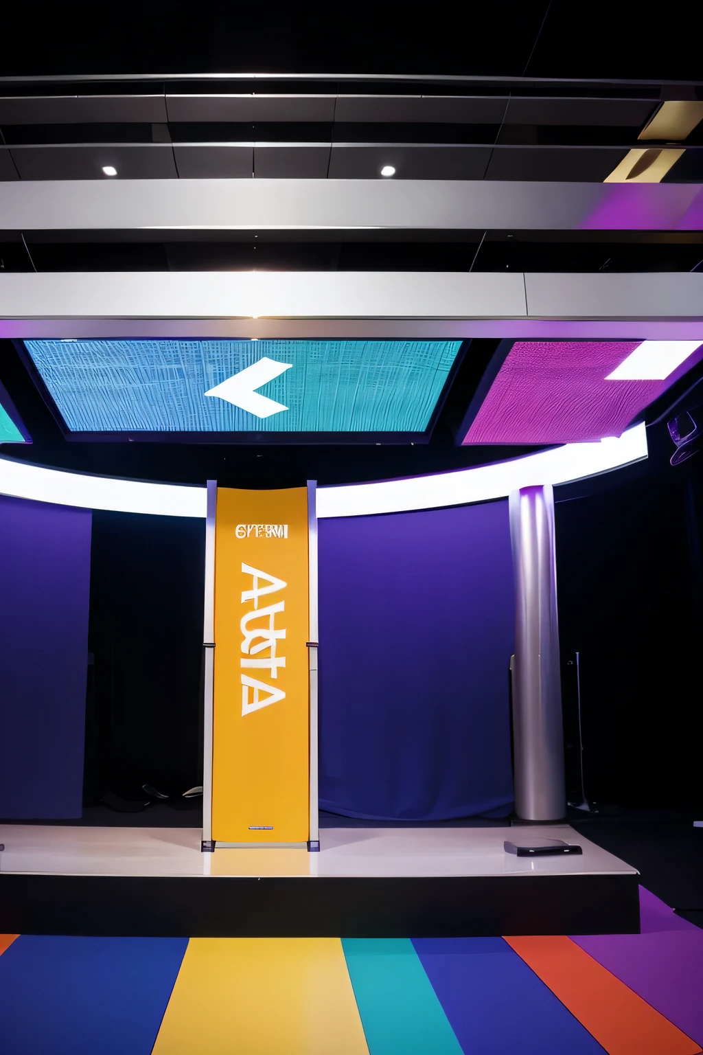 logo for the podium, cores vibrantes