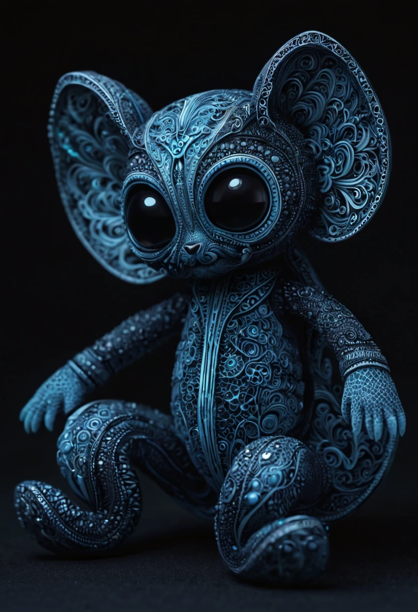 Please generate a description for a collection of never-before-seen magical creatures from Mars. These creatures are both cute and dark, with a touch of mystery. They possess an otherworldly beauty with intricate and mesmerizing zentangle patterns. Picture them in a 3D crunch, each creature appearing almost cinematic. The zentangle lines on their bodies emit a soft, bioluminescent glow, adding to their enchanting allure. These creatures are a sight to behold, unlike anything seen before on Mars or any other planet. Please generate a description for a collection of never-before-seen magical creatures from Mars. These creatures are both cute and dark, with a touch of mystery. They possess an otherworldly beauty with intricate and mesmerizing zentangle patterns. Picture them in a 3D crunch, each creature appearing almost cinematic. The zentangle lines on their bodies emit a soft, bioluminescent glow, adding to their enchanting allure. These creatures are a sight to behold, unlike anything seen before on Mars or any other planet.