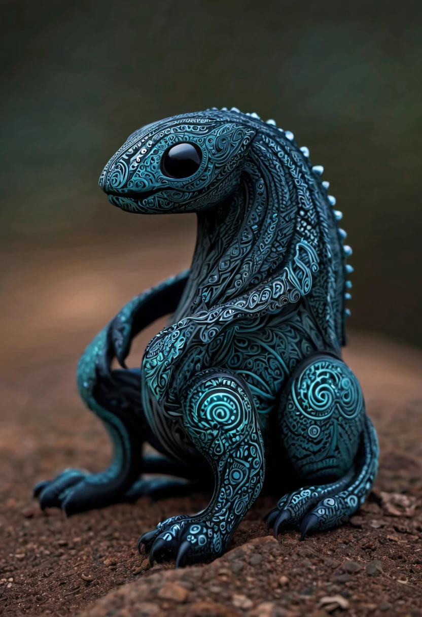 Please generate a description for a collection of never-before-seen magical creatures from Mars. These creatures are both cute and dark, with a touch of mystery. They possess an otherworldly beauty with intricate and mesmerizing zentangle patterns. Picture them in a 3D crunch, each creature appearing almost cinematic. The zentangle lines on their bodies emit a soft, bioluminescent glow, adding to their enchanting allure. These creatures are a sight to behold, unlike anything seen before on Mars or any other planet. Please generate a description for a collection of never-before-seen magical creatures from Mars. These creatures are both cute and dark, with a touch of mystery. They possess an otherworldly beauty with intricate and mesmerizing zentangle patterns. Picture them in a 3D crunch, each creature appearing almost cinematic. The zentangle lines on their bodies emit a soft, bioluminescent glow, adding to their enchanting allure. These creatures are a sight to behold, unlike anything seen before on Mars or any other planet.
