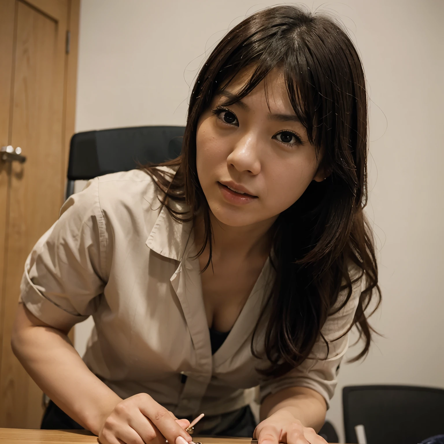 Japanese coworker getting fucked