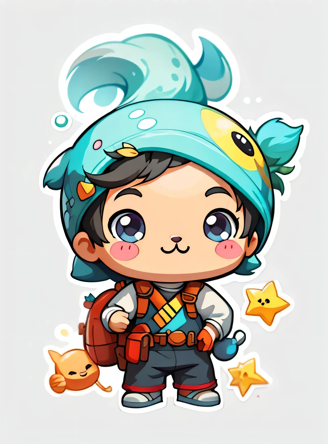 adesivo,1 ,Bonitinho,kawaii,Bonitinho,fundo simples chibi,