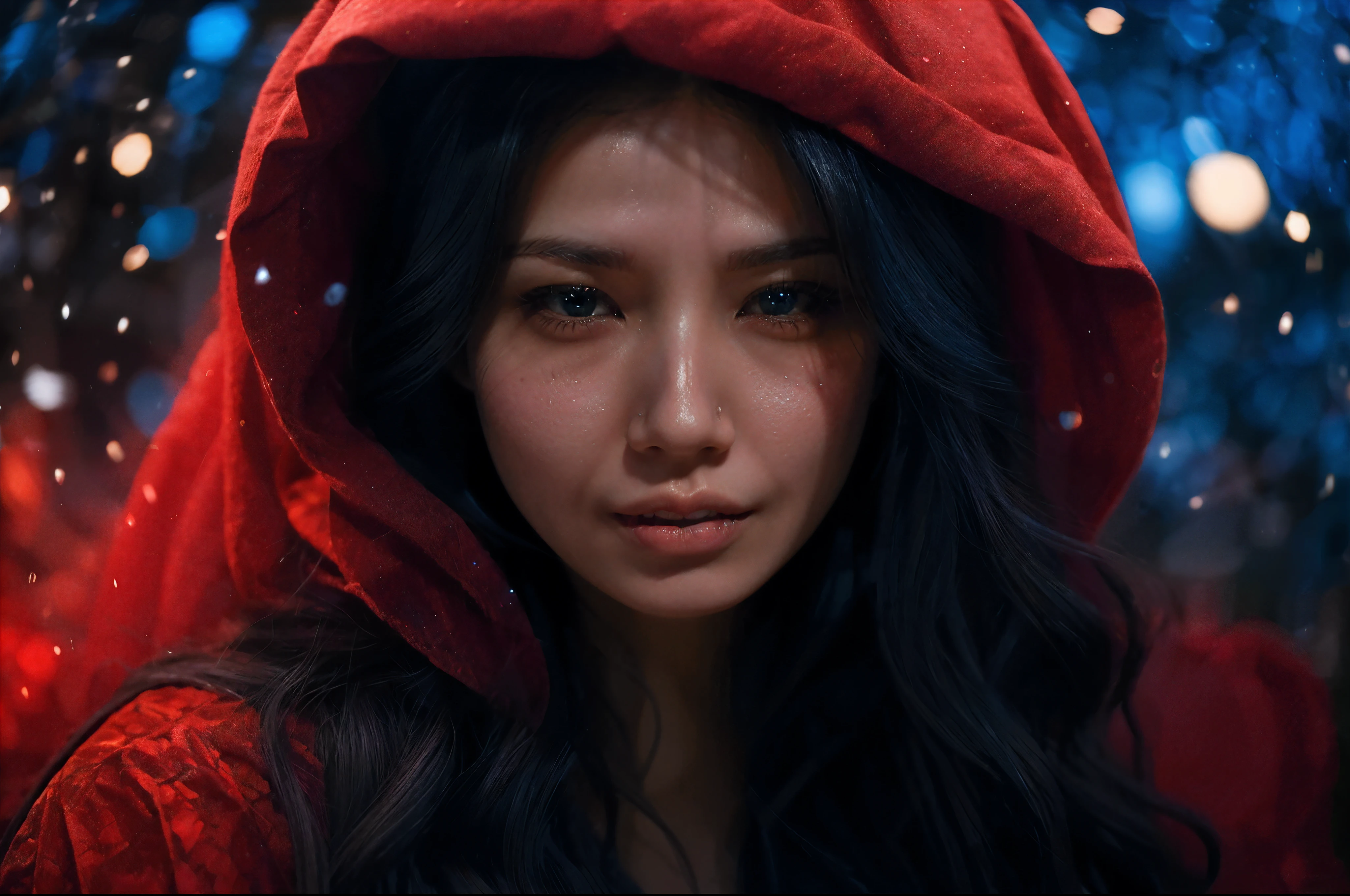 Beautiful asian girl with red lips, Her eyes shone like dreamy stars, glowing eyes, beautiful and detailed eyes, RAW photo,(high detailed skin:1), (realistic, photo-realistic:1.40), ultra high resolution, professional lighting , 8k uhd, dslr , high quality, film grain, Fujifilm XT3, RAW photo,, RAW photo,(high detailed skin:1), (realistic, photo-realistic:1.40), ultra high resolution, professional lighting , 8k uhd, dslr , high quality, film grain, Fujifilm XT3, RAW photo