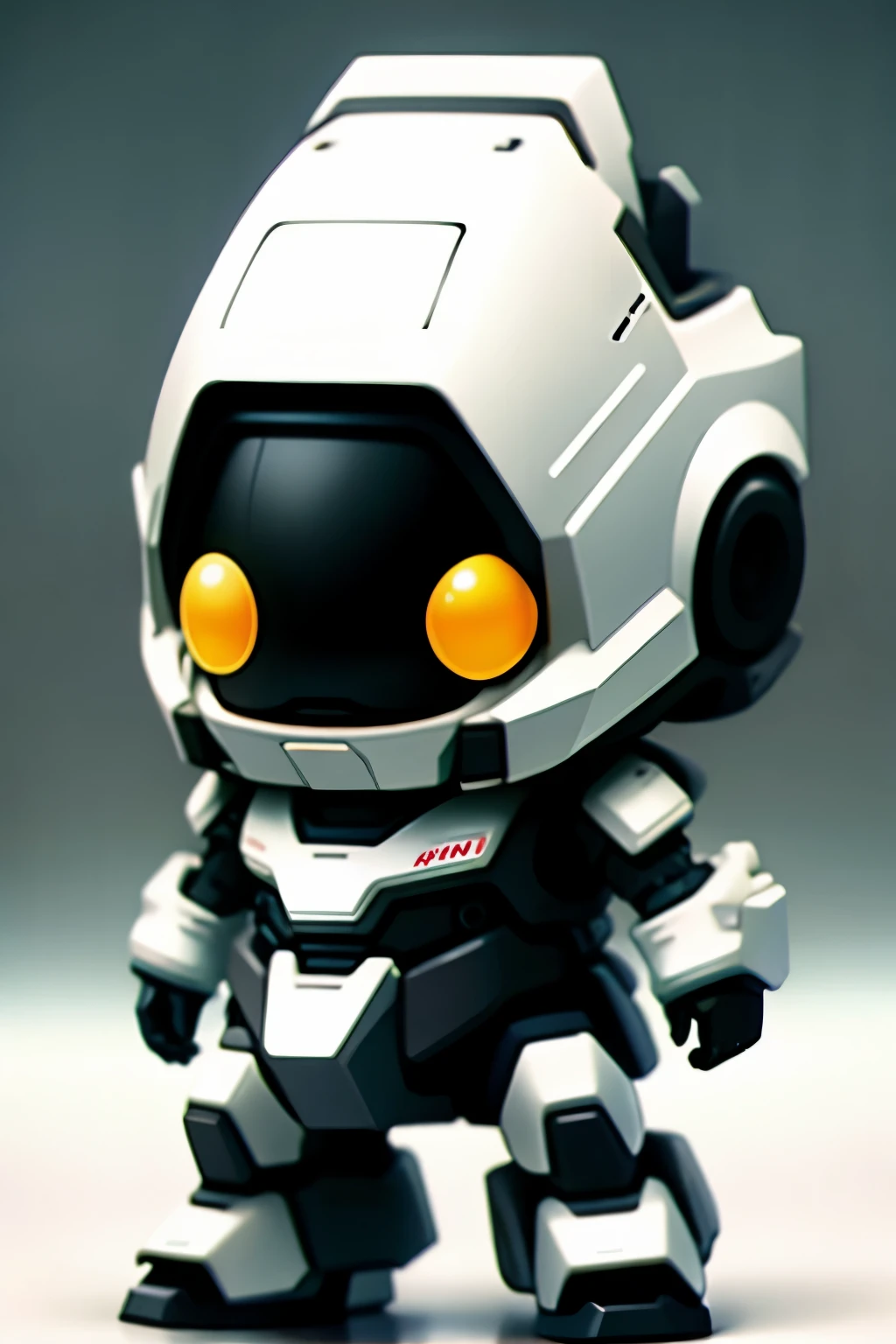 Gu Chen,chibi,Gu Chen,chibi,gray background,Mecha,machine,, Super real,lifelike,16K,high detail,high resolution