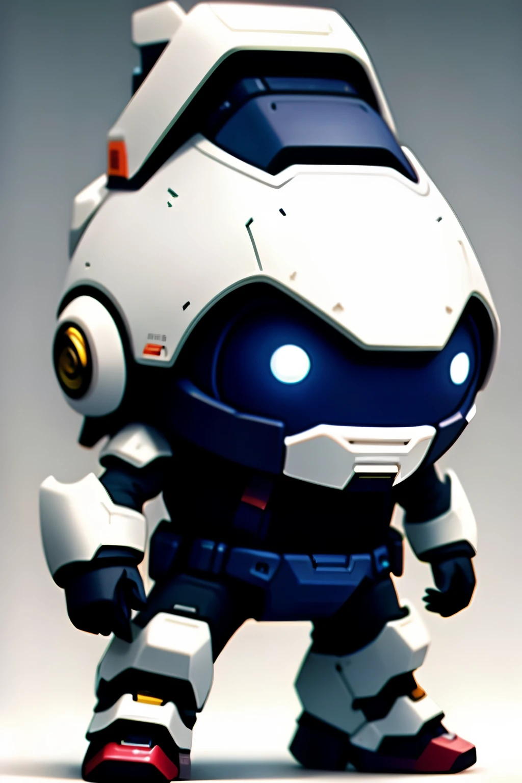 Gu Chen,chibi,Gu Chen,chibi,gray background,Mecha,machine,, Super real,lifelike,16K,high detail,high resolution