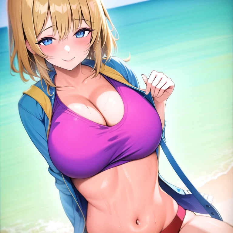 (masterpiece, best quality:1.2), 1girl, solo, upper body, smile