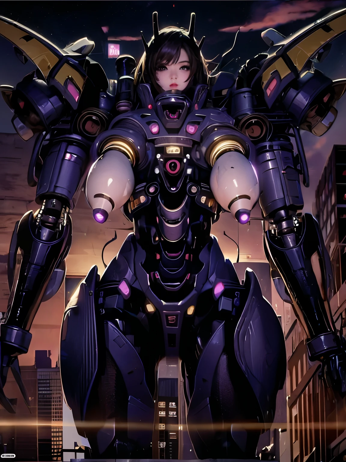 Giant girl mecha