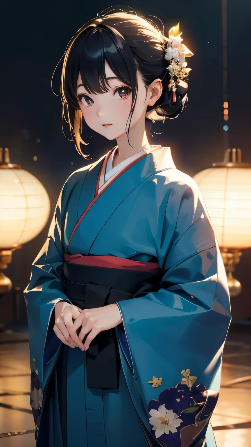 (((film grain、RAW photo)))、one woman、18talent、unparalleled beauty、beautiful teeth、natural look、small nose、plump lips、Beautiful silky straight hair、Riman、Beautiful kimono figure、heavy kimono、Yamato Nadeshiko、blurred background:1.5、medium depth of field, photographed on a Canon 5D, 50mm lens, f/4 aperture, (very detailed, intricate details), sharp focus, calm colors, 8K、confused, 8mmfilm grain