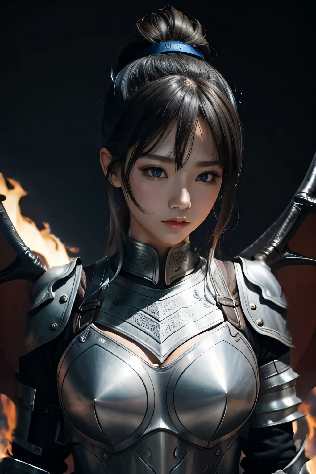 silver leather armor,