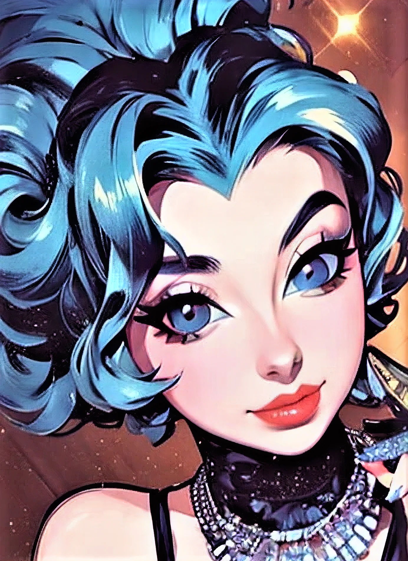 Comic Cartoon Ladies.
