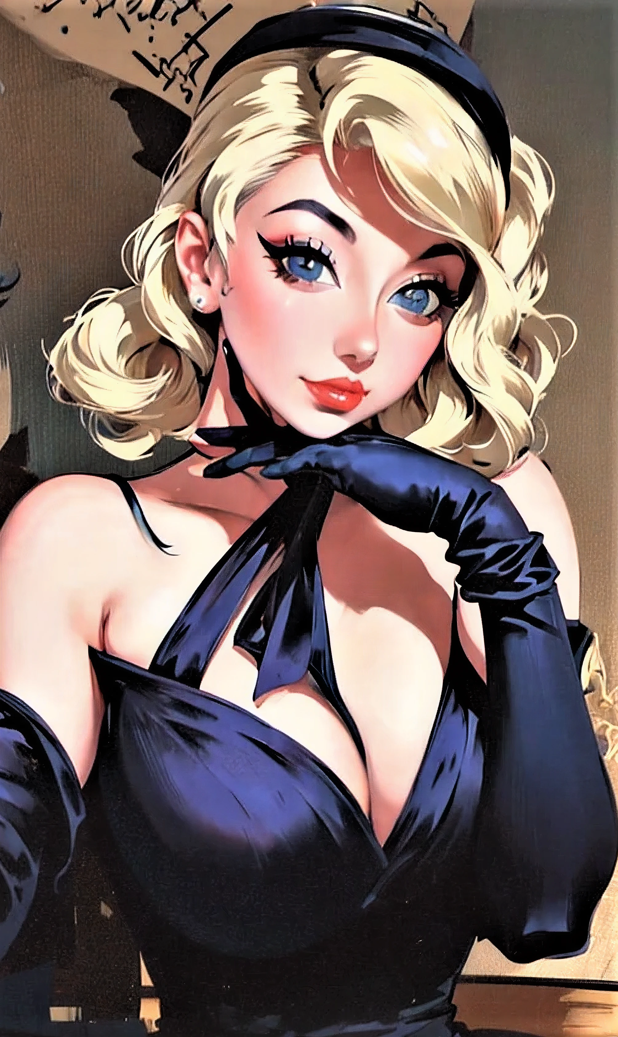 Comic Cartoon Ladies.