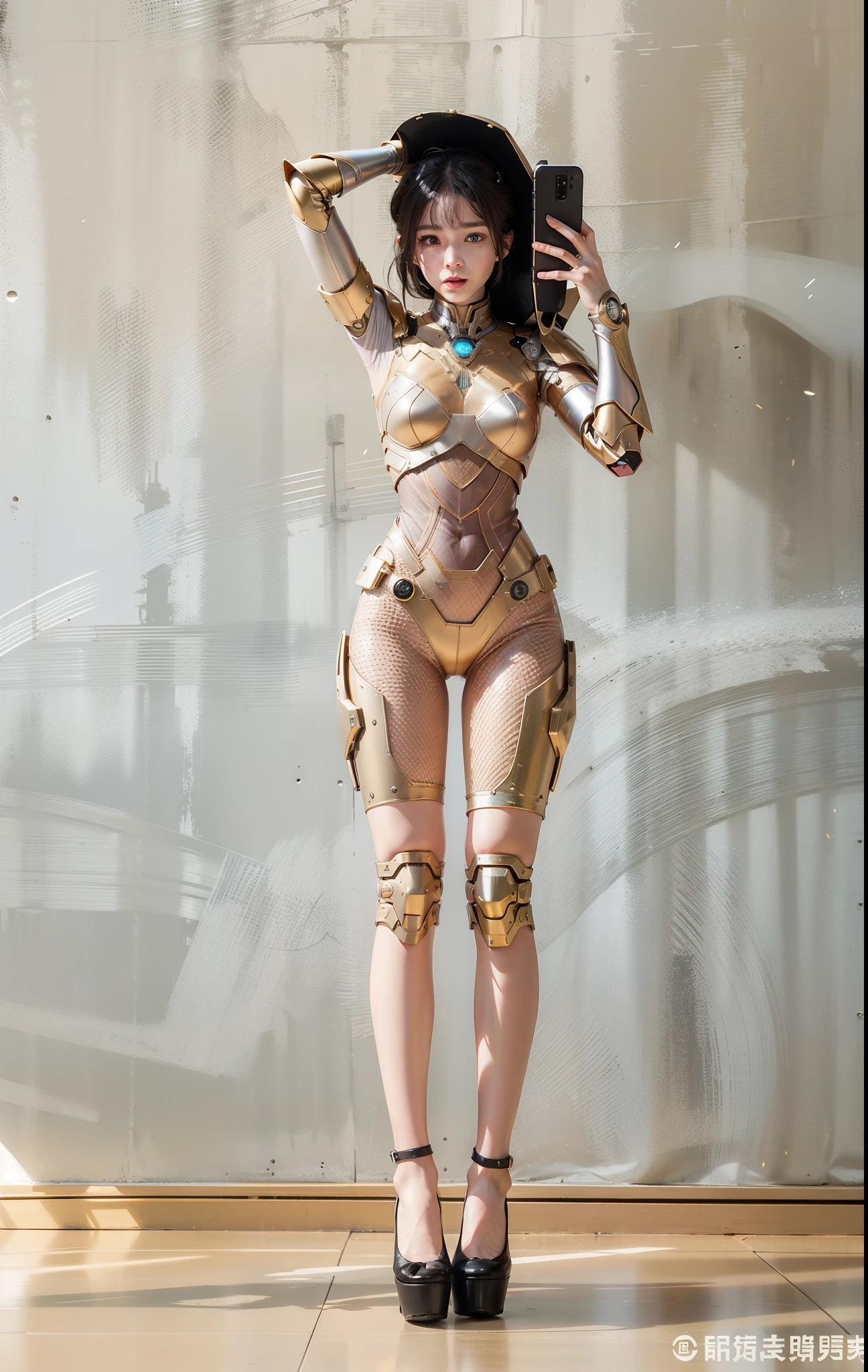 best quality,gold jewelry,Fairy skin,(Every time :1.2),Everlasting,super detailed,actual,high quality,light lighting,Ray tracing,ultra high definition,upper part of body, Future Iron Man mecha，shooting，battery，Launching equipment，Large-caliber artillery，Ros Tran 8K，Mecha Cyber Armor Girl,Wearing a cyberpunk stamina helmet，Wearing a glowing space helmet，High-tech motorcycle helmet，There is a breathing light on the body，The armor of the future shines，Armed electromagnetic gun，Mecha style，