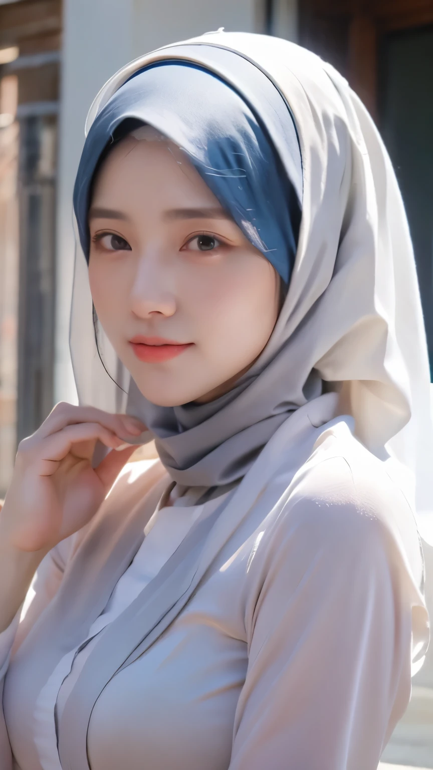 ((Best quality, 8k, Masterpiece :1.37)), (wear hijab girls), girl wear hijab muslim, face bukkake, 18 years old girls, ultra detailed face, ultra detailed body, detailed hand, lips smile, Beautiful detailed eyes, detailed nose, Natural Lip, (Lip Smile), face smile, Wear hijab moslem, fancy jubba thobbe, photo full body, view of the blue sky, (Undressing), small breasts, realistic Vagina, backround people hijab
