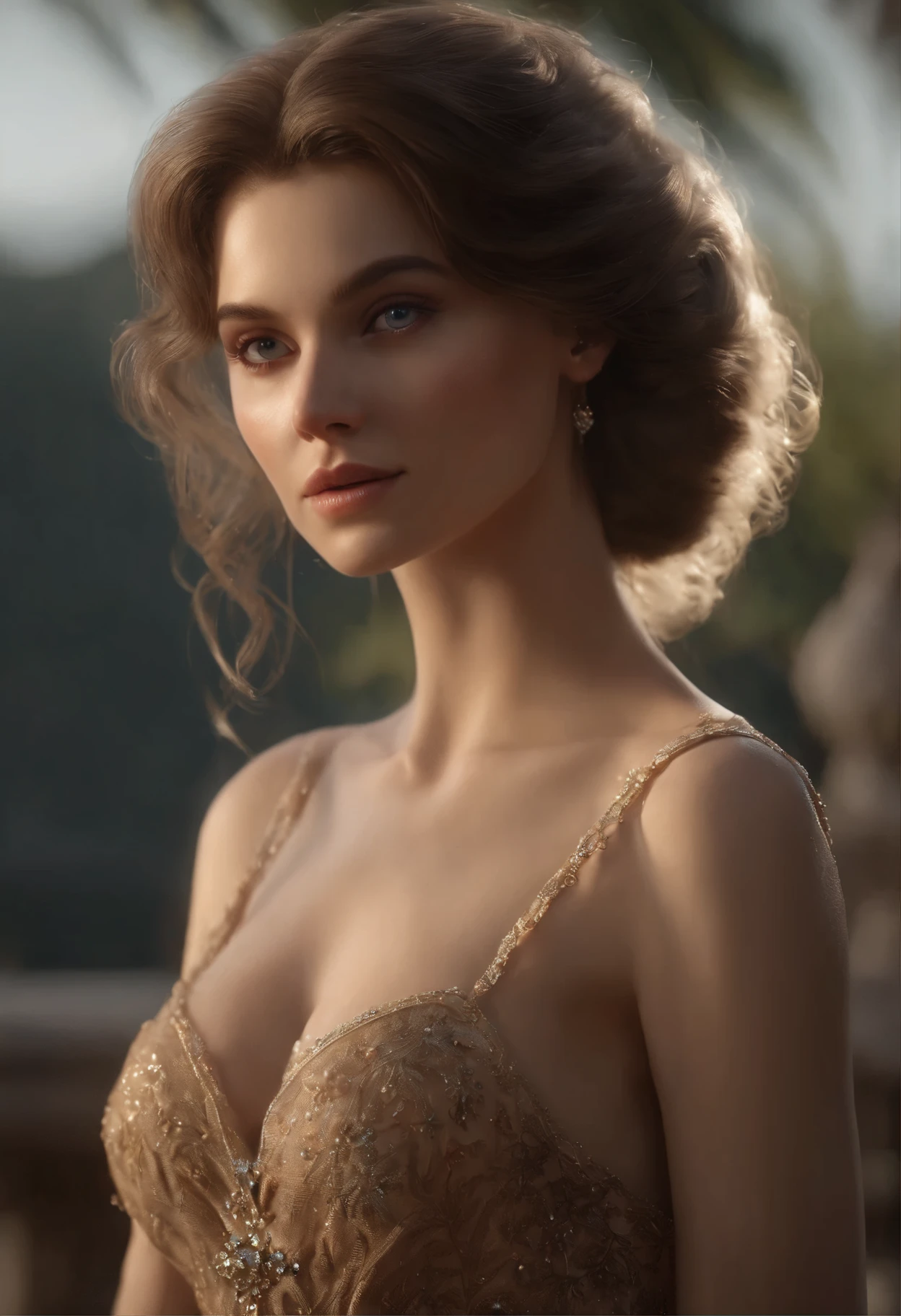 (ultra high def), (ultra highres), (Total sharpness), (Maximum quality), (cinematic), (8k), (Fille sans-abri), (seul), ((Corps entier)), (ultra detail face), (Ultra-detailed eyes), (realistic eyes), ((mince)), (delicate hands), (hands ultra detailed), (natural light), ((Vue de face)), ((Very small breasts)), (natural texture granules), (Totally realistic), ((Always repeat the same face)), (Wear an evening dress), ((looking at the camera)),