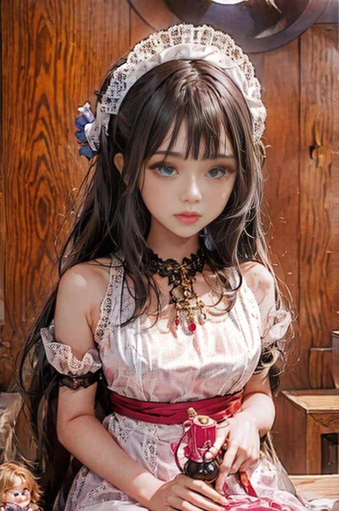 ((best quality)), ((masterpiece)), (detailed), ducth waifu,Dutch iris,,Artificial Maiden Exhibition、thermoplastic elastomer（TPE）Made、realistic beautiful asian vagina,SHE DOLL,FUNWEST DOLL,Dutch waife、Life-length half-body TPE love doll