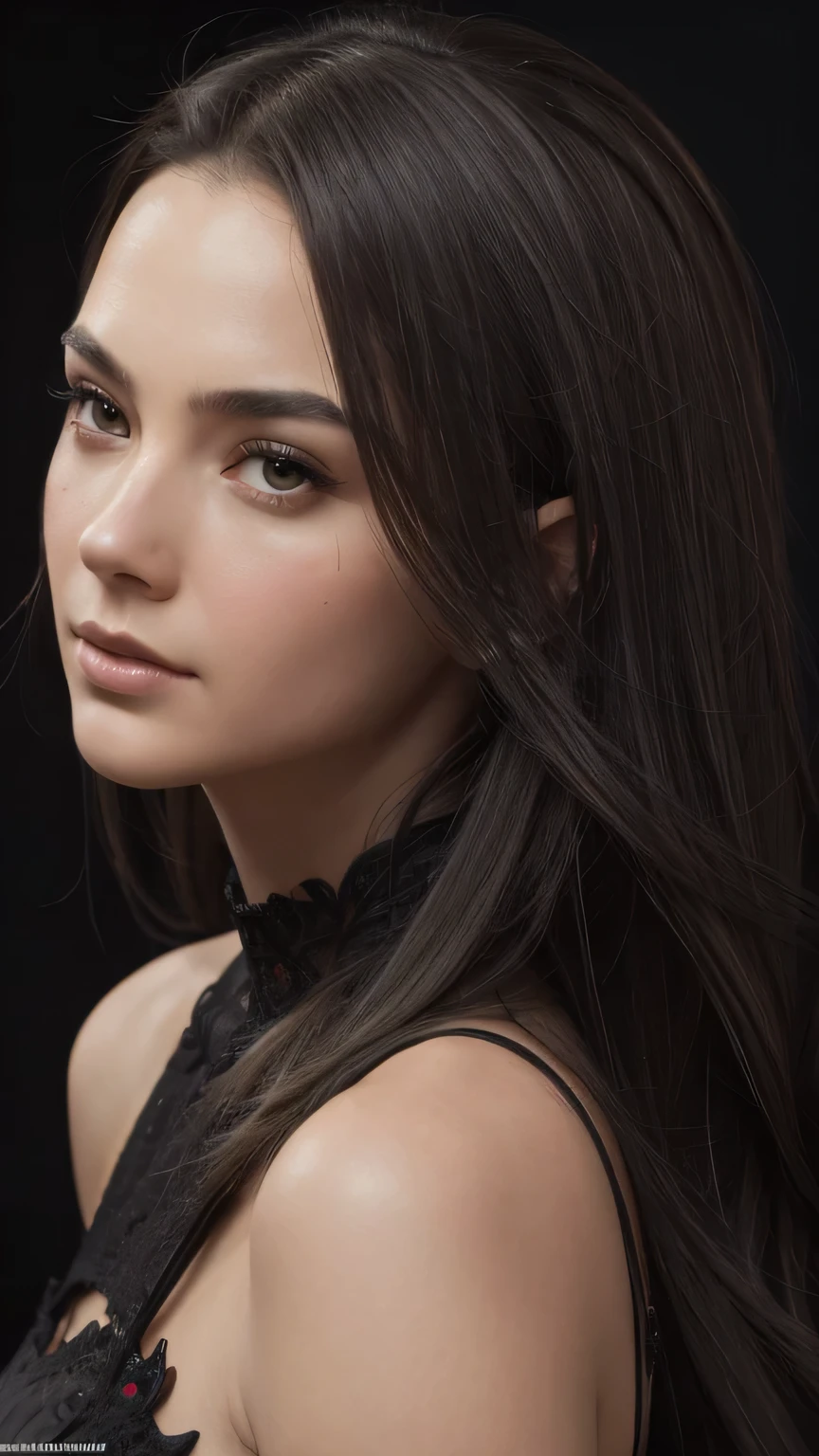 ((black background))、(model shooting style), (Highly detailed CG Unity 8K wallpaper), (world portraits'The most beautiful artwork), (medieval armor), Professional majestic oil painting by Ed Blinky, liver gailan, Studio Ghibli, Author Jeremy Mann, Greg Mantis, Antonio Moro, Trends in Artstation, trending on cgsociety, Complex, high detail, sharp focus, dramatic, Realistic Painting Art by Midjourney and Greg Rutkowski、masterpiece, 最high quality, high quality, High resolution、(close up of face), ((black background))