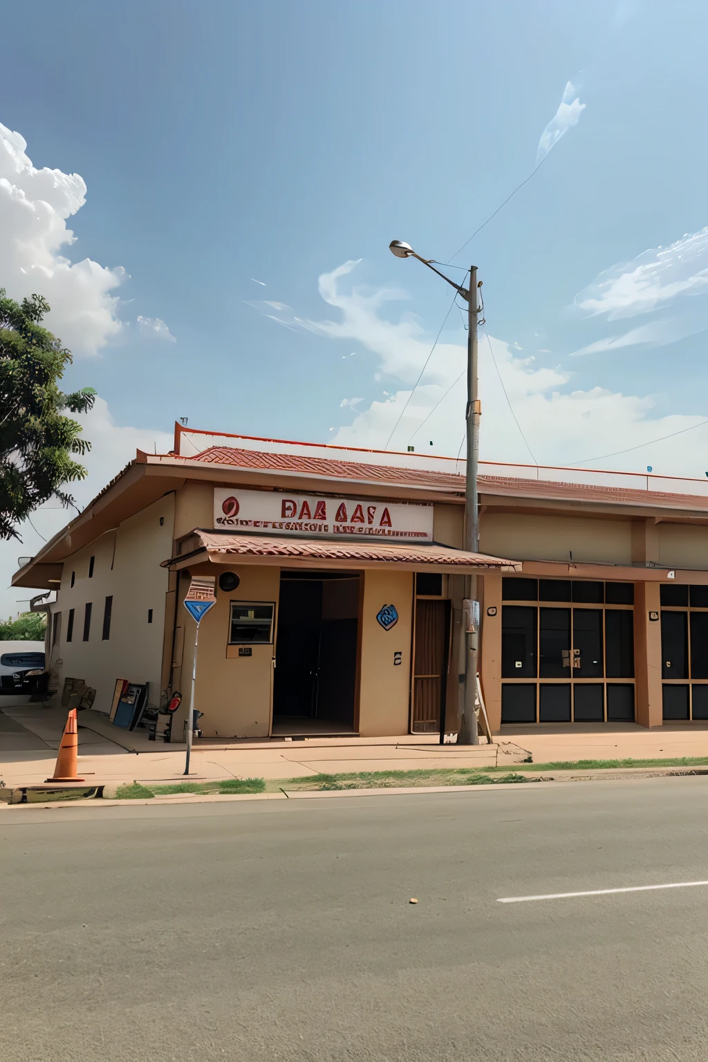 Building Shop with BADAK JAYA Sign