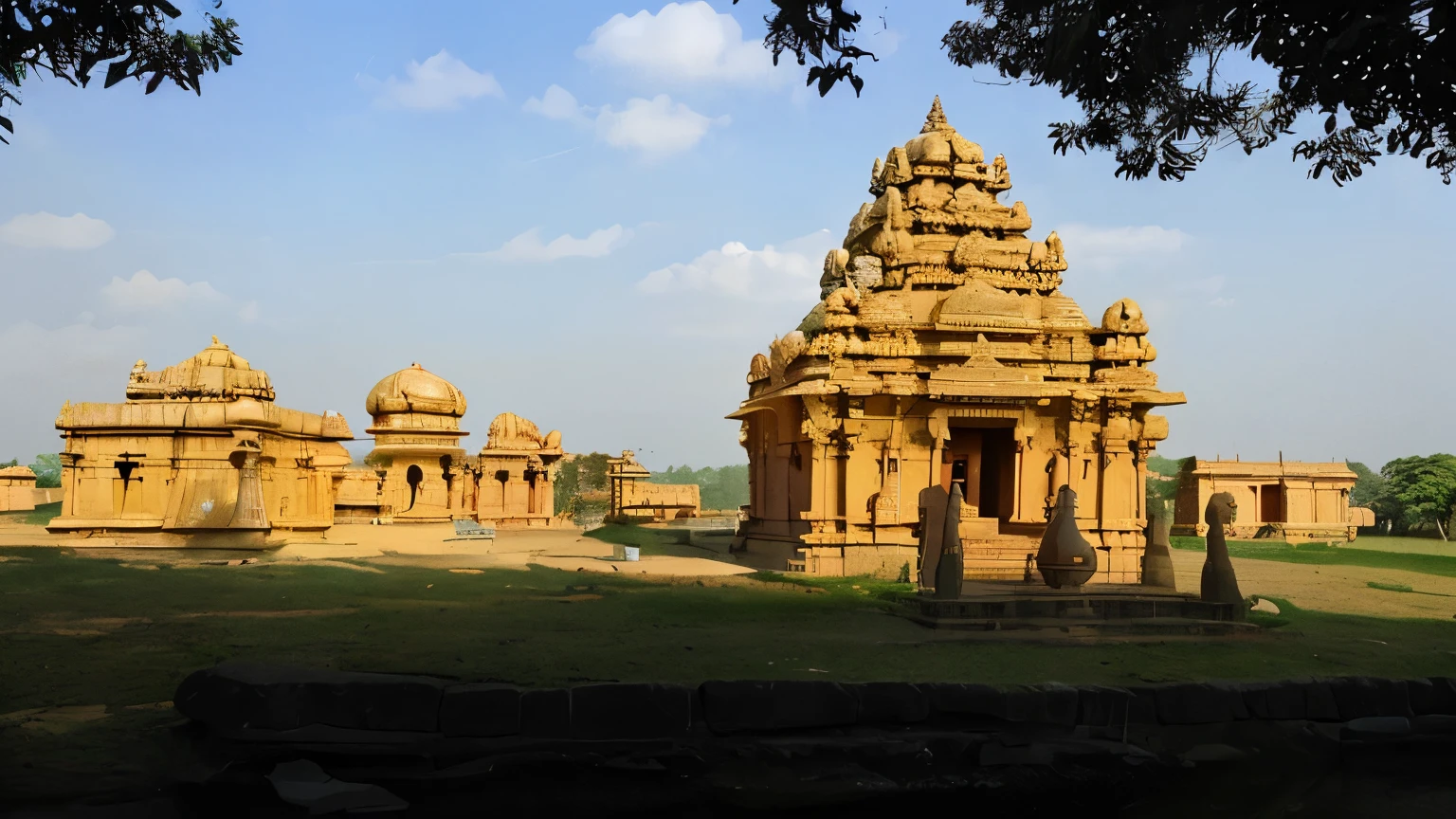 Dravida Style of south indian temple built around 1000 AD