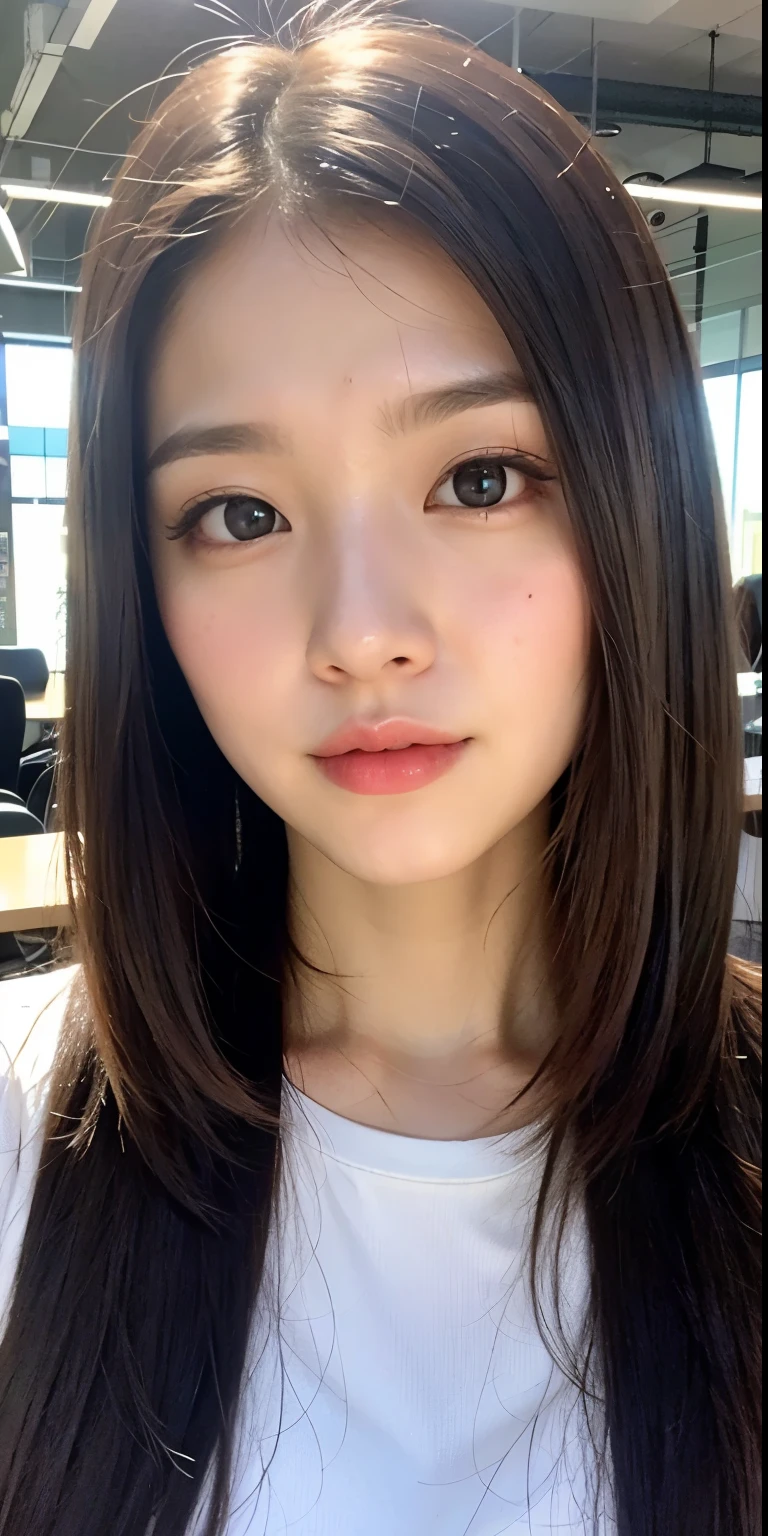 beach，极多suckers，suckers，office culture，Photo library，Upper body close-up，A girl who dresses extremely conservatively and is the most beautiful girl here，The picture is extremely realistic，（Extremely detailed），Add details，再Add details，（Very realistic skin texture），Increased skin texture，Sunlight shines，，The picture is extremely three-dimensional，hair enhancement。suckers