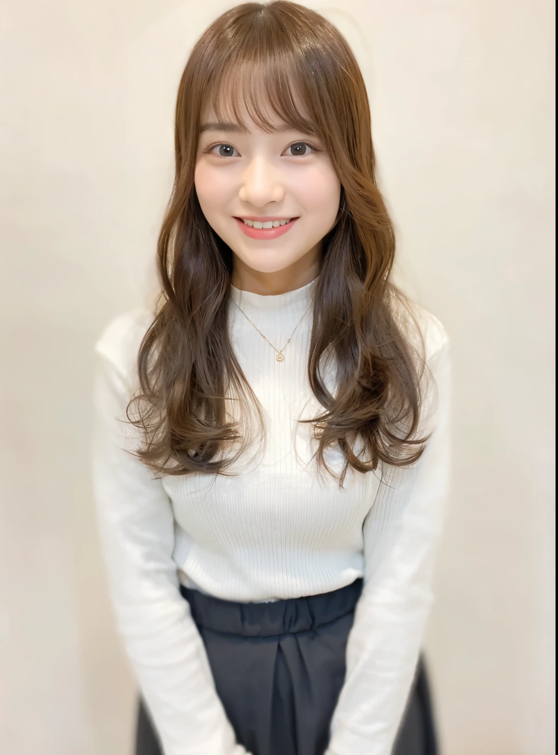 Korean style、10th generation women、natural smile