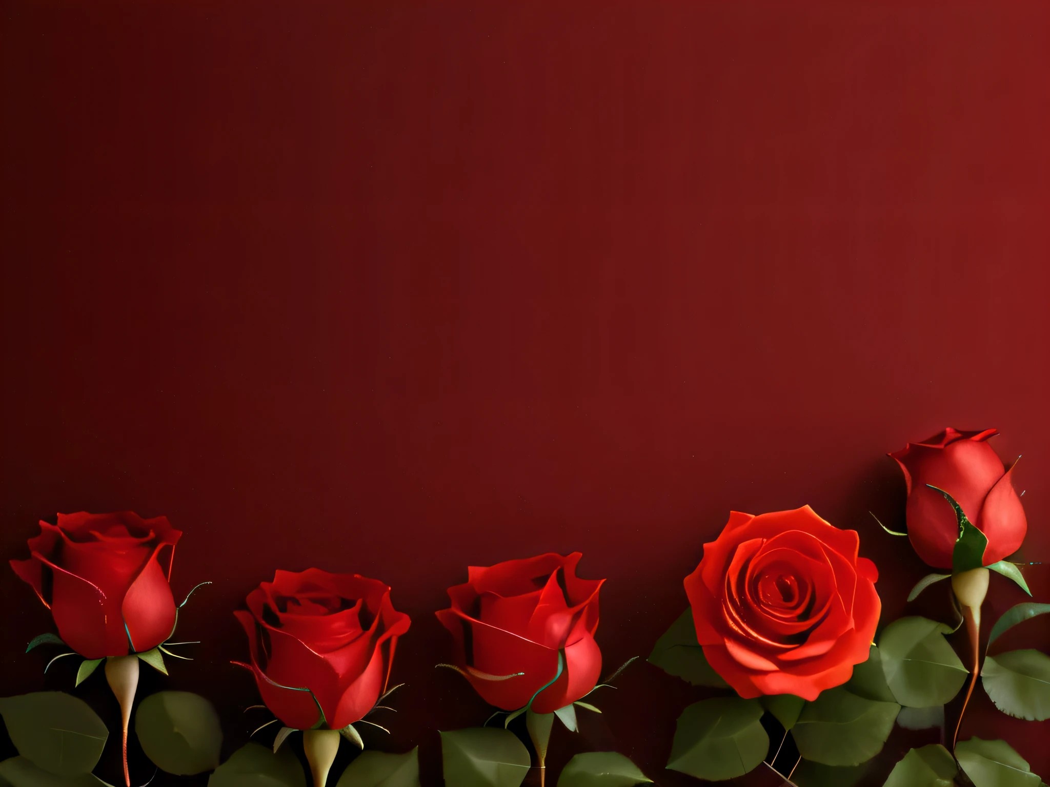 background red roses,High resolution,deluxe, beautiful and aesthetic, beautiful aesthetics, rose garden, rosette, blonde, Soft Red, beautiful, beautiful flowerが生えている, Red flower, red tones, beautiful flower,(((A lot of red roses))),full of red roses