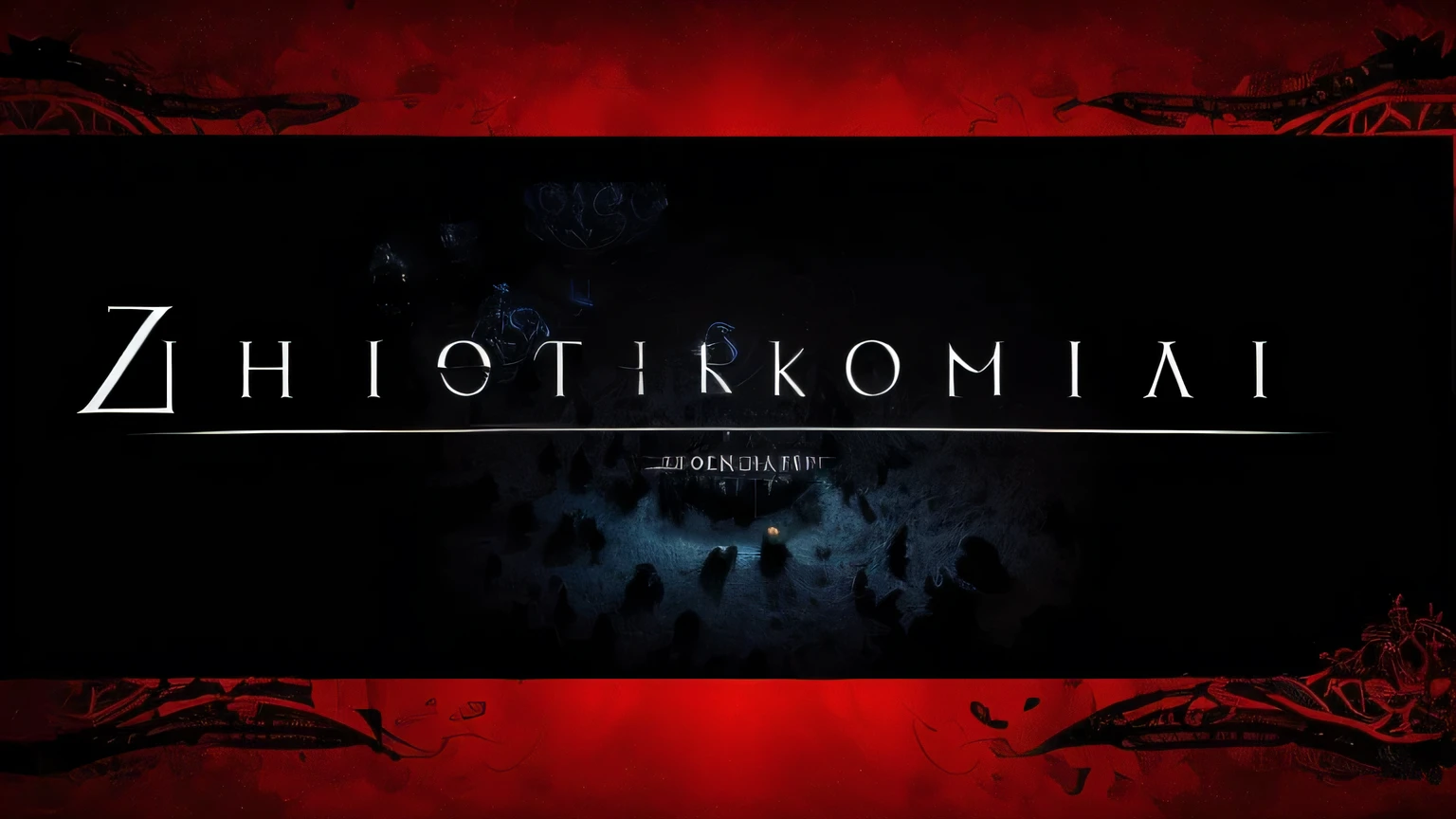 Create a YouTube banner for the channel 'Zihin Oyunları ve Karanlık Psikoloji'. The banner should depict multiple people engaging in an activity resembling a ritual or ceremony, evoking the imagery of a cult or group performing a mysterious ritual under the moonlight. The scene should convey an atmosphere of dark psychology and mind games. The text 'Zihin Oyunları ve Karanlık Psikoloji' should be prominently displayed and easily readable, integrated into the banner design. Overall, the banner should captivate viewers and draw them into the intriguing world of dark psychology and mind games