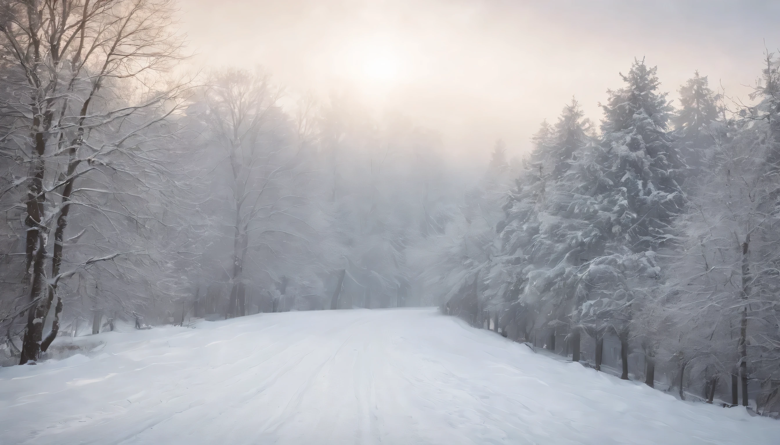 (Highly detailed CG Unity 8K wallpaper、masterpiece、highest quality、Super detailed)、(best lighting、best shadow、very delicate and beautiful)、highest quality、8K、Detailed facial depiction、masterpiece、highest quality、clear image quality、Photo of a walk in a quiet snowy park