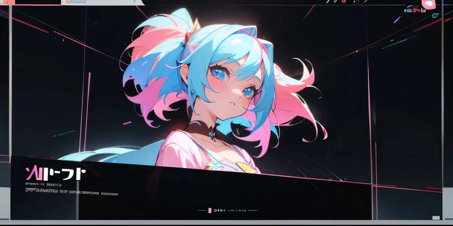 anime girl with colorful hair and a colorful dress, rossdraws pastel vibrant, rossdraws cartoon vibrant, anime style 4 k, beautiful anime portrait, artgerm colorful!!!, ! dream artgerm, beautiful anime girl, anime styled digital art, anime art wallpaper 4k, anime art wallpaper 4 k, digital anime art, extremely detailed artgerm