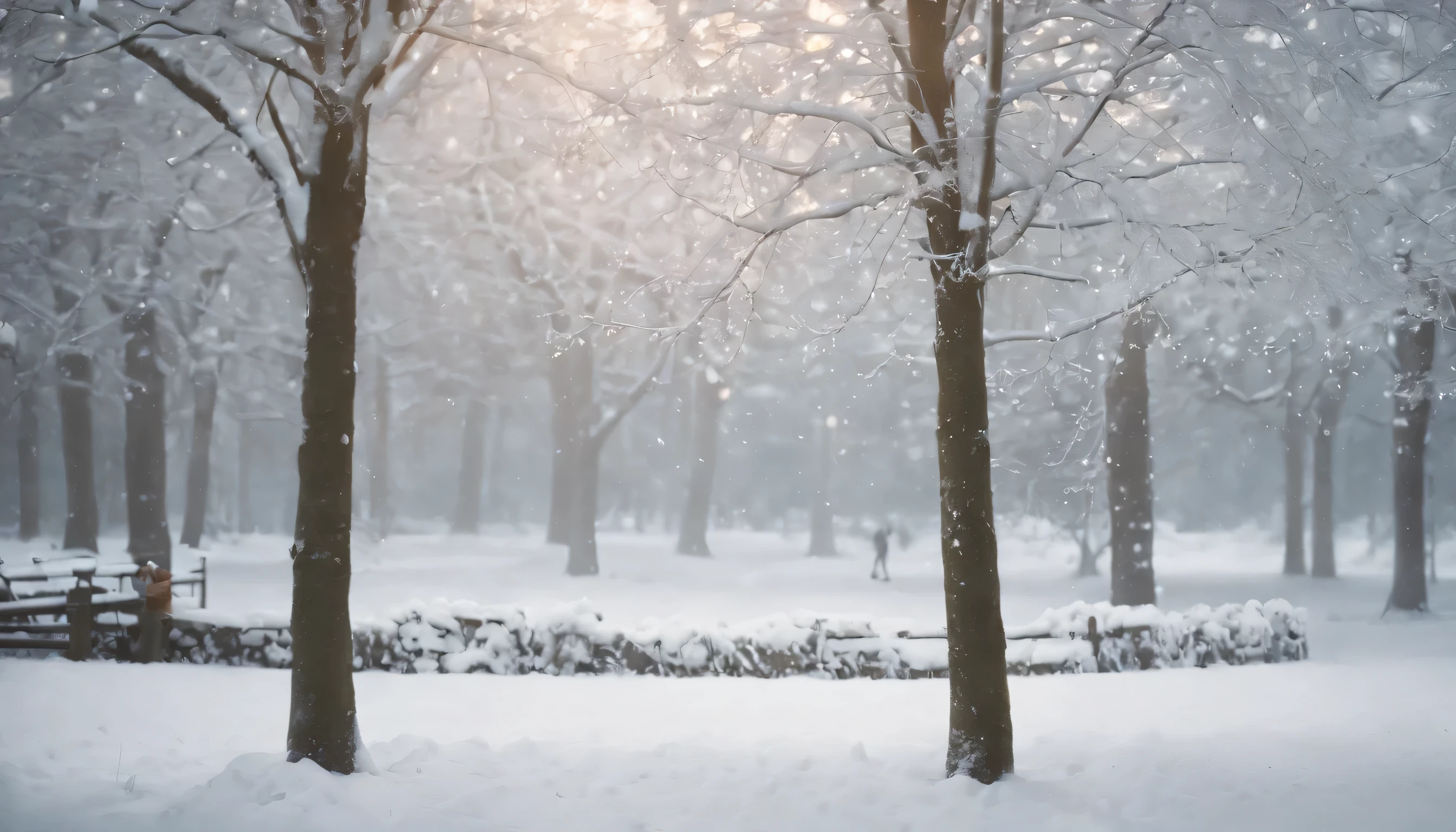 (Highly detailed CG Unity 8K wallpaper、masterpiece、highest quality、Super detailed)、(best lighting、best shadow、very delicate and beautiful)、highest quality、8K、Detailed facial depiction、masterpiece、highest quality、clear image quality、While snowflakes are falling、Beautiful composition of cloudy branches