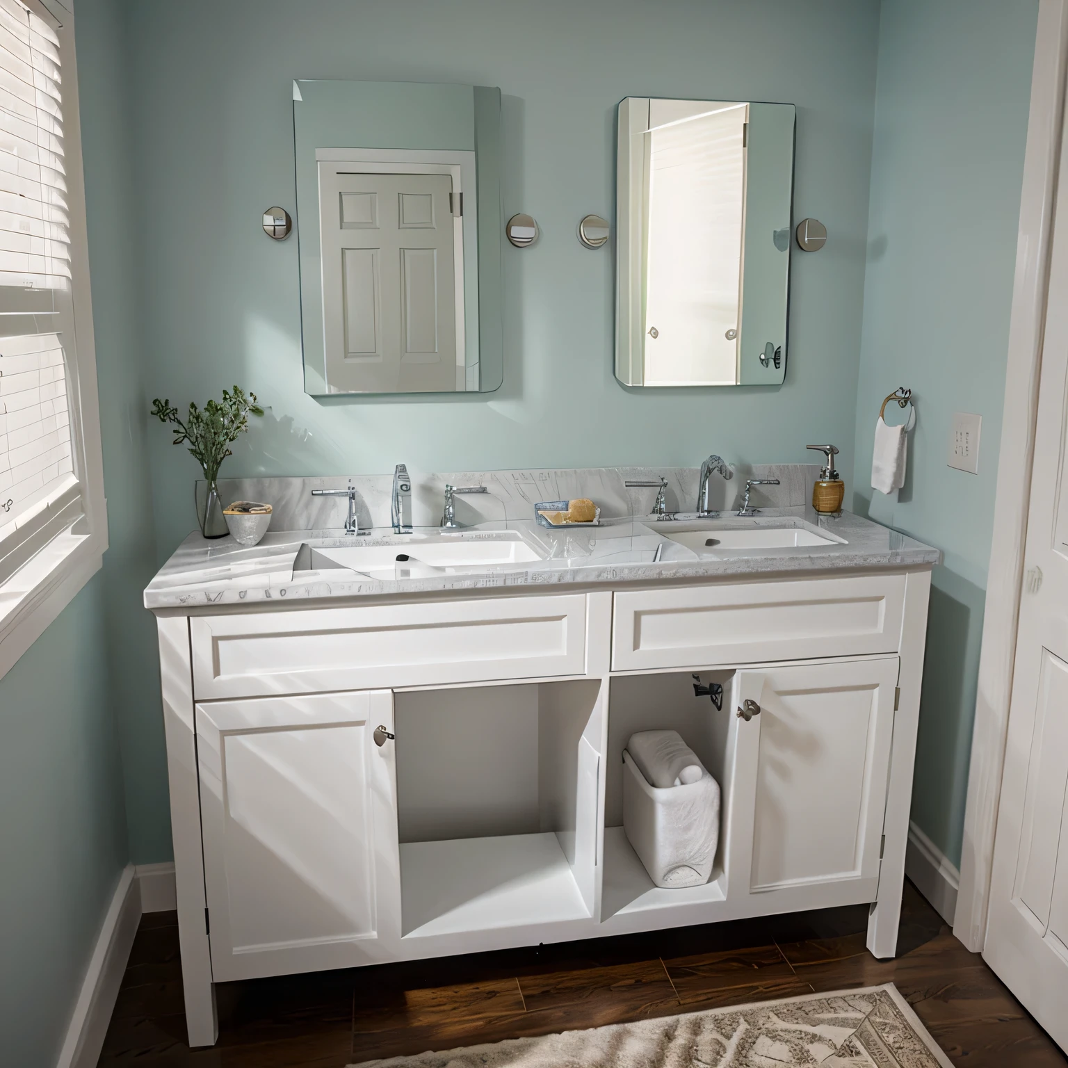 Vanities & Vanity Benches Installing sink basin and faucet