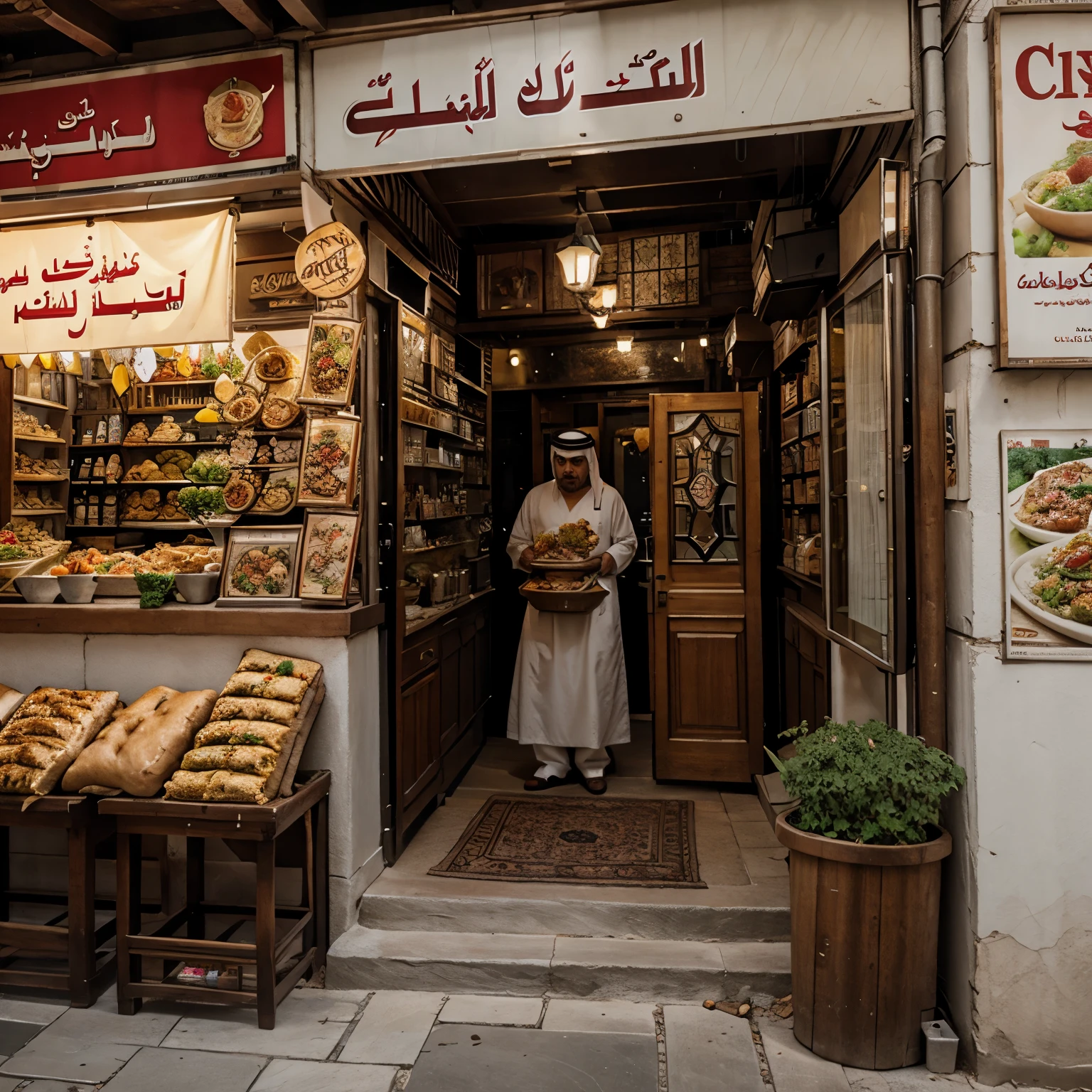 middle eastern food poster