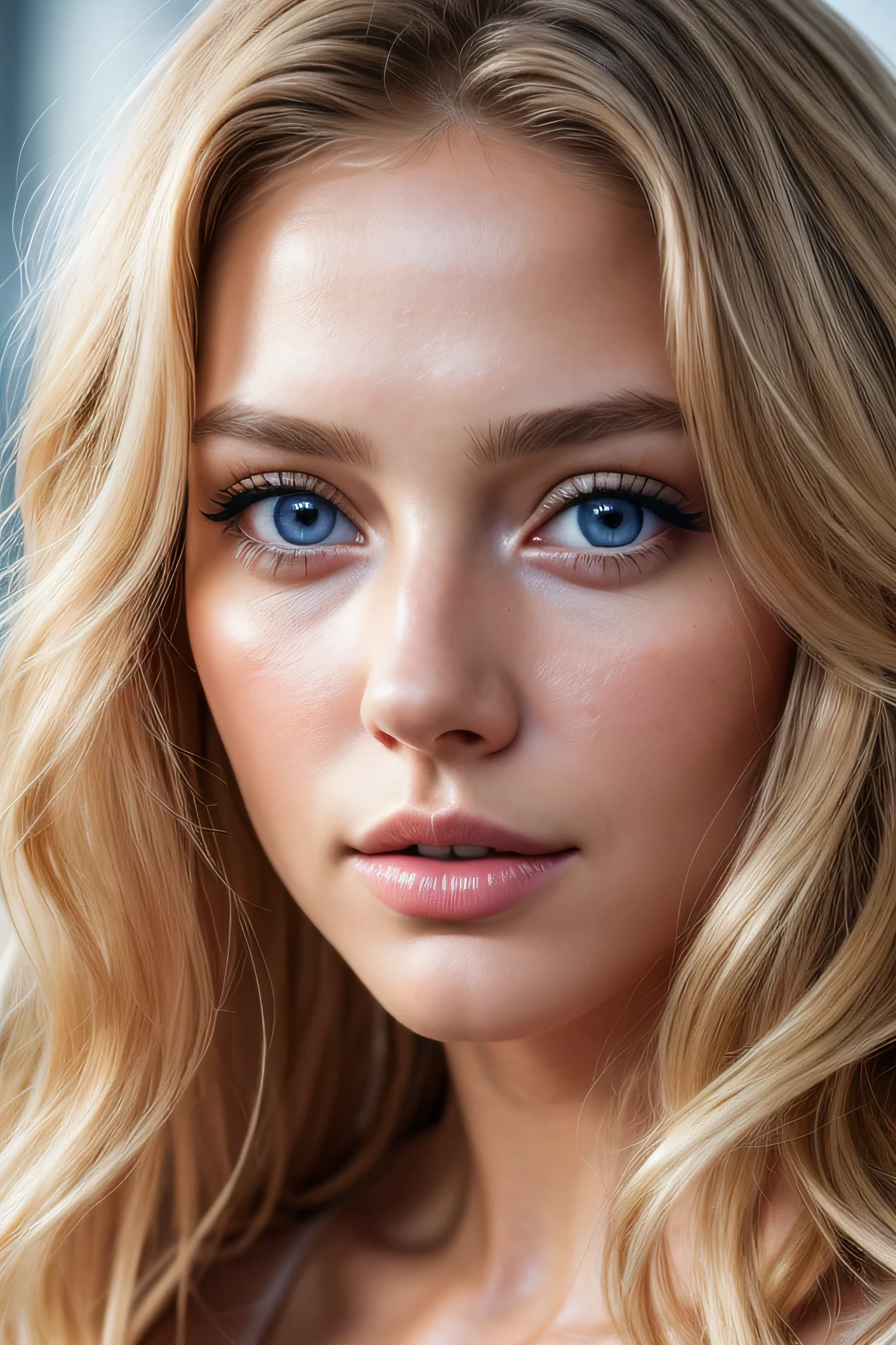 "(best quality, highres, realistic:1.37), close up portrait of a beautiful norwegian girl, beautiful detailed eyes, beautiful detailed lips, professional photography, wavy blonde hair, blue eyes, flawless complexion, elegant pose, soft lighting, natural makeup, vibrant colors"