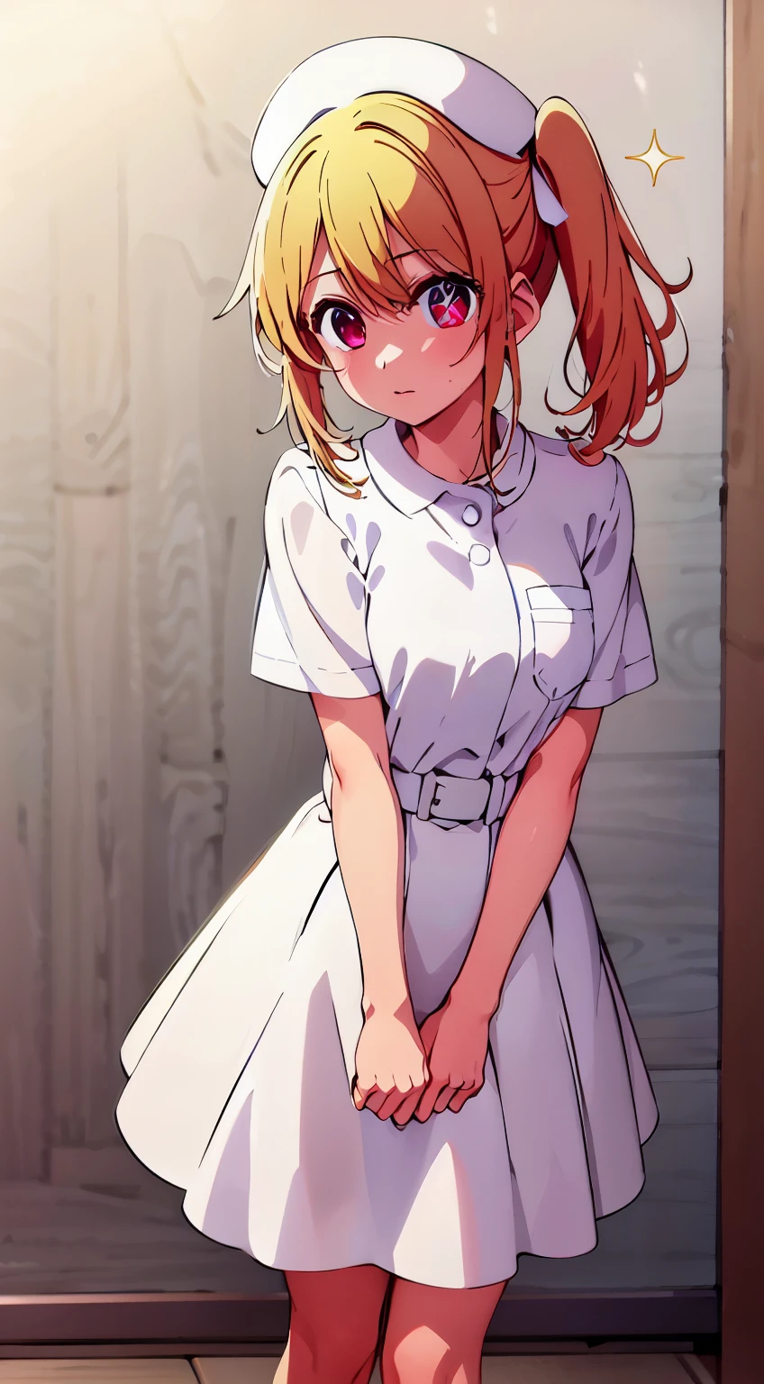 white clothes、white nurse uniform