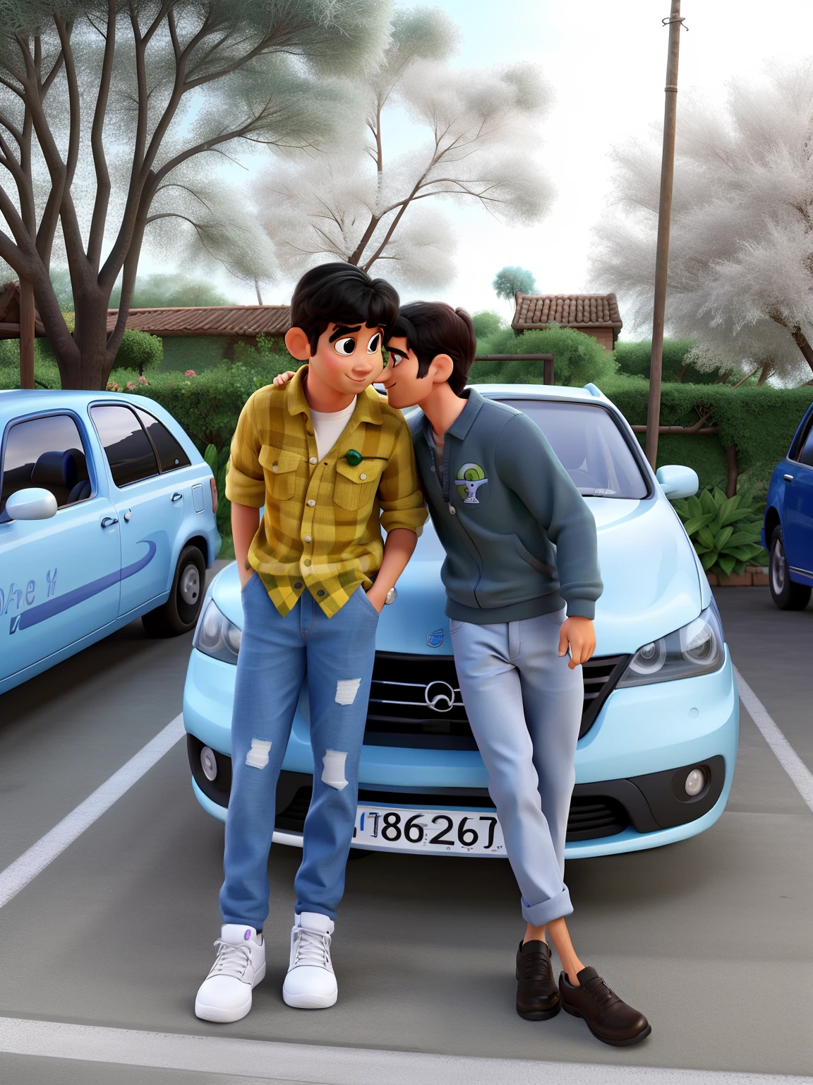 2 chicos pixar