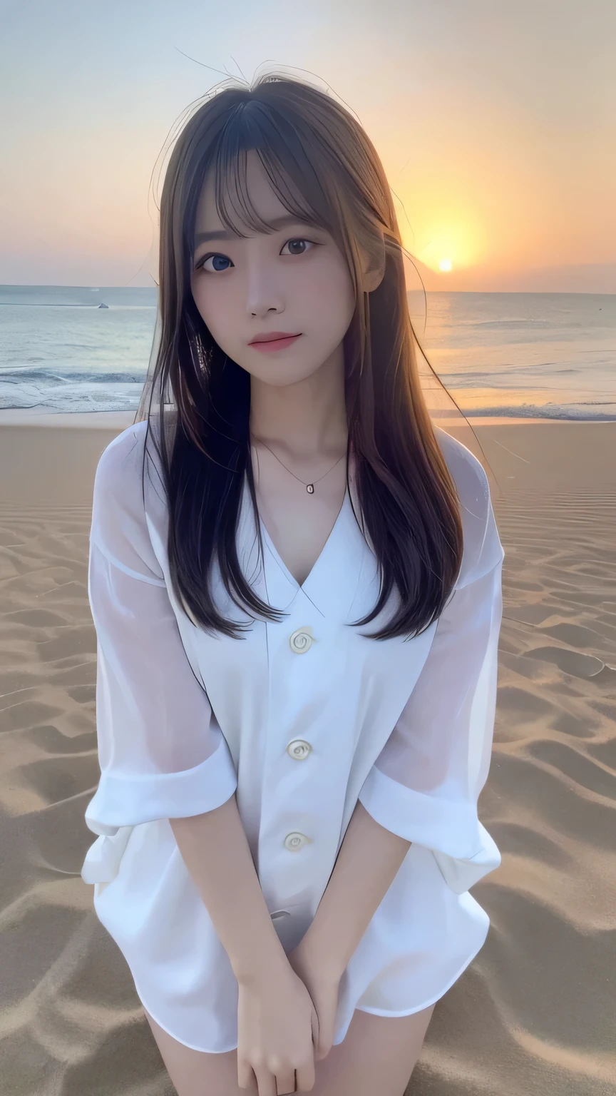 (超realisticな)、(High resolution)、(8K)、 (very detailed)、(Ultra clear skin pores)、(highest quality、masterpiece:1.3)、Beautiful girl in white dress、1 female、Full body Esbian、ultra holder expansion、green eyes、、small ass、night、starry sky、meteor、Stroll along the sandy beach、blue sea、distant horizon、Distant islands々、into the cloud、Mid summer、(no:1.5), close, masterpiece, highest quality, Raw photo, realistic, face, incredibly stupid solution, written boundary depth, High resolution, Super detailed, small details, very detailed, 非常に詳細な目とface, sharp pupils, realisticな生徒, fix sharp focus, cinematic lighting