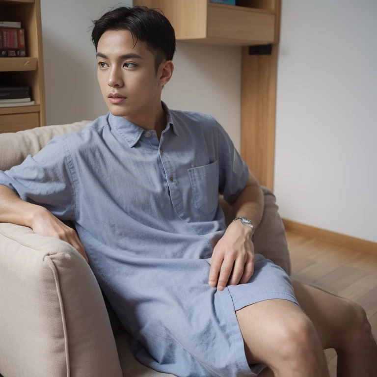 office man ,, handsome , sitting. office  