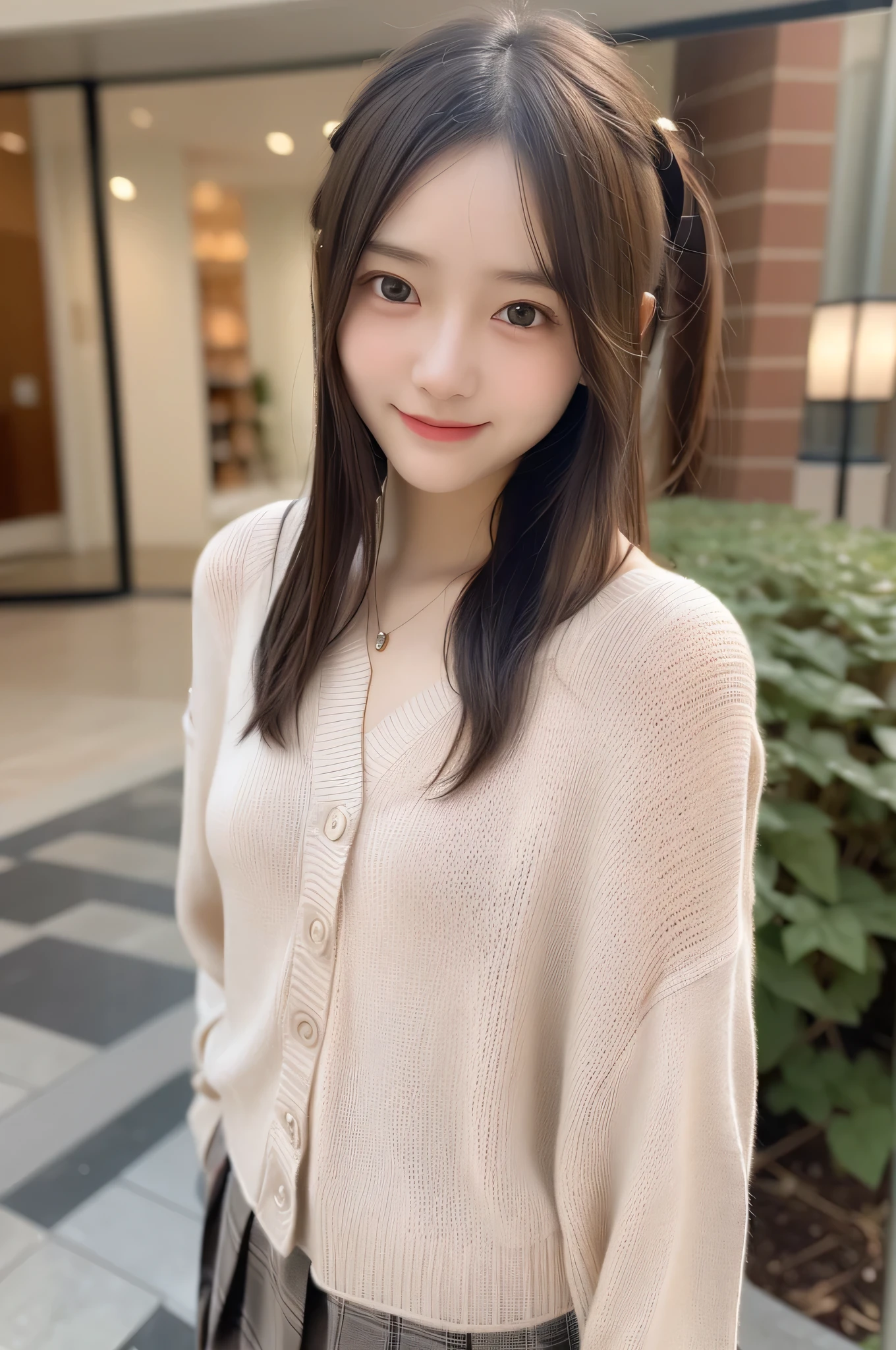 

pieces fly、masterpiece、highest quality、Super detailed、High resolution、High resolution、8K portrait、unity 8k wallpaper、Detailed CG、unity 8k wallpaper、Detailed CGユニティ8kの壁紙、realistic、real person、portrait photography、shiny skin、()、(cute:1.2)、High resolution、beautiful clear eyes、very detailed explanation、delicate face、nice lips、thin waist、thin legs、1 girl、(knit sweater:1.2)、(pleated skirt:1.2)、(flat chest:1.4)、((Self snap:1.3))、(smile:1.2)、(garden:1.2)