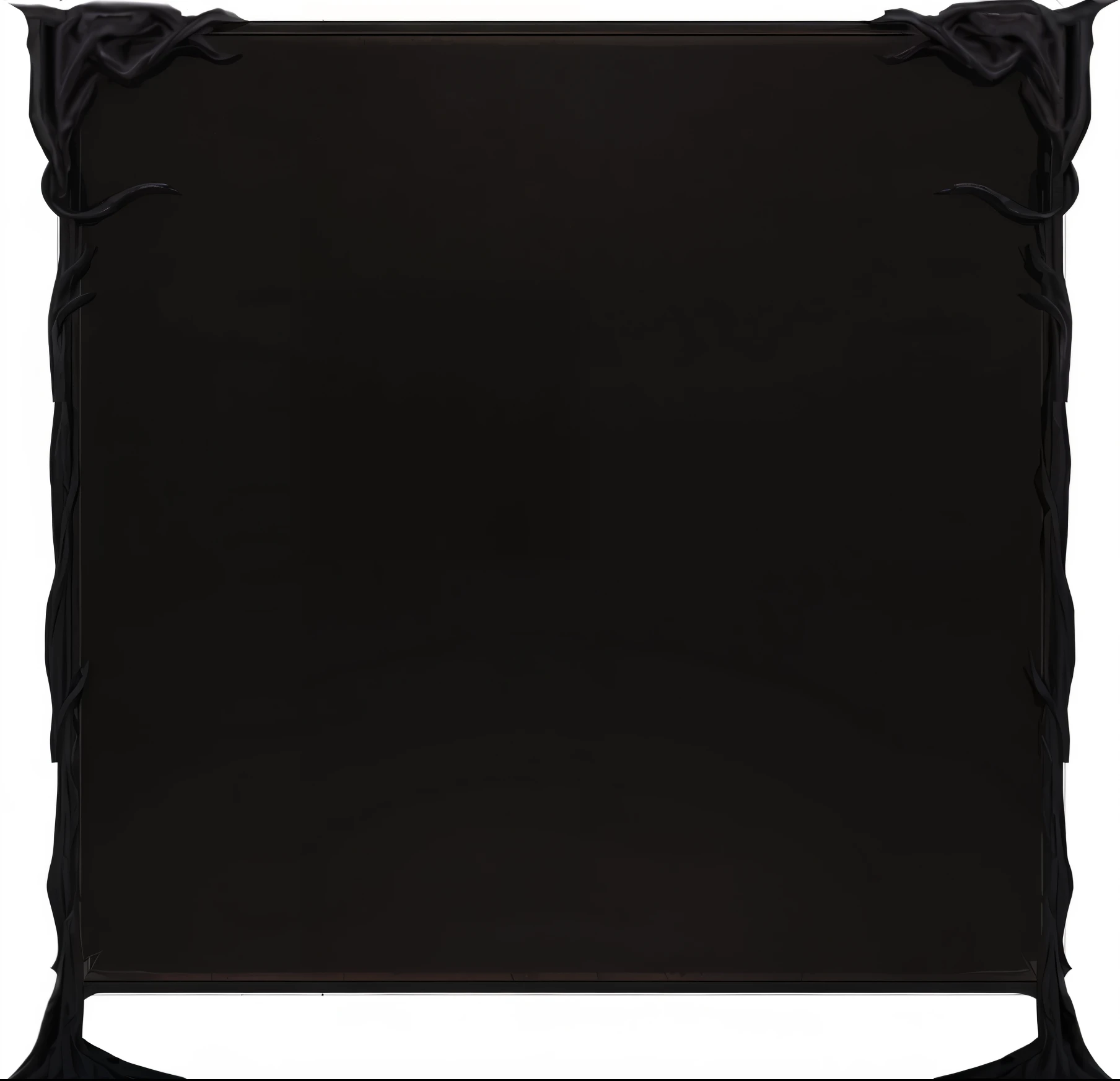 a close up of a black sign with a black background, Game coverage, complete darkness background, background(hard), darkness background, background ( dark _ Smoke smell ), darkness's background, dark screen, blank background, very dark background, thorn background. d&d, dark backgroud, hard dark background, backround dark, background dark, foreboding background,HD,Rich in details