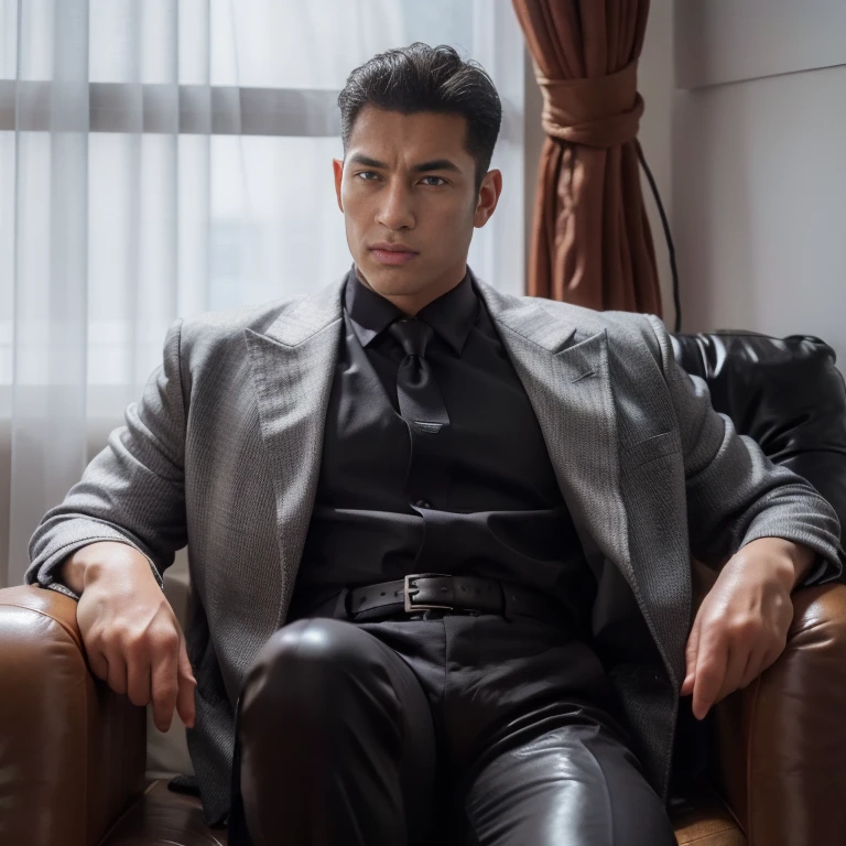 30 years old,daddy,"shiny suit ",Dad sat on sofa,k hd,in the office,"big muscle", gay ,black hair,asia face,masculine,strong man,the boss is,handsome,sex,leather gloves,lecherous dad,look straight ahead,"dad is handsome","gay dad","handsome"
