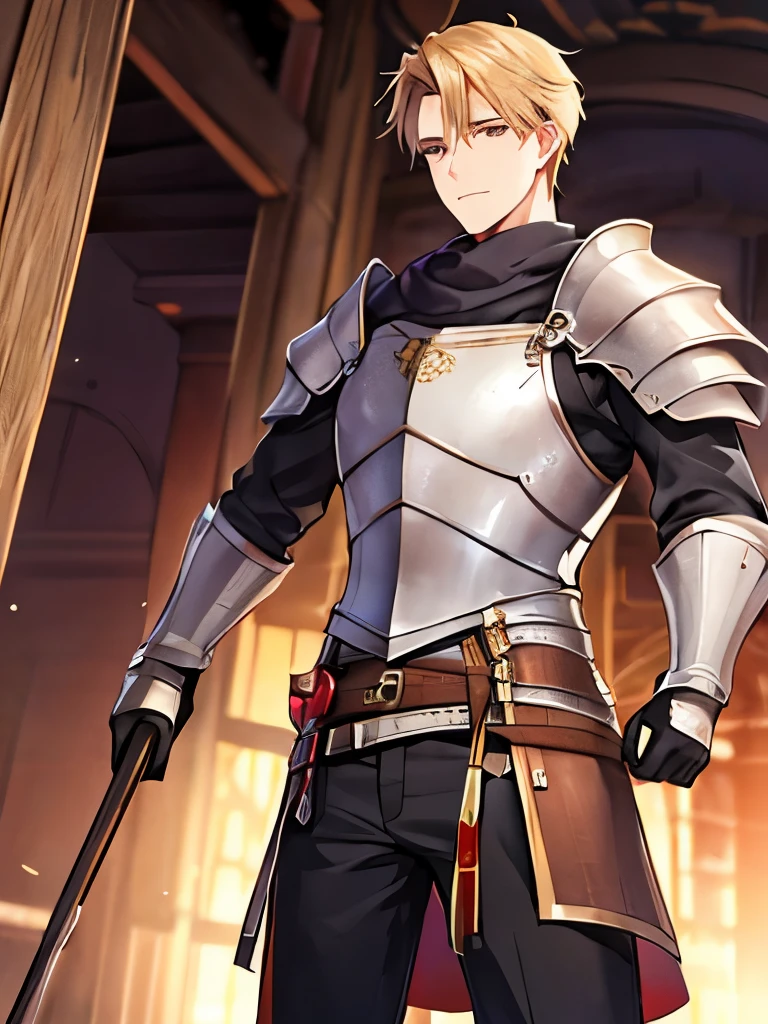 tall, men, knight, golden armor, slender