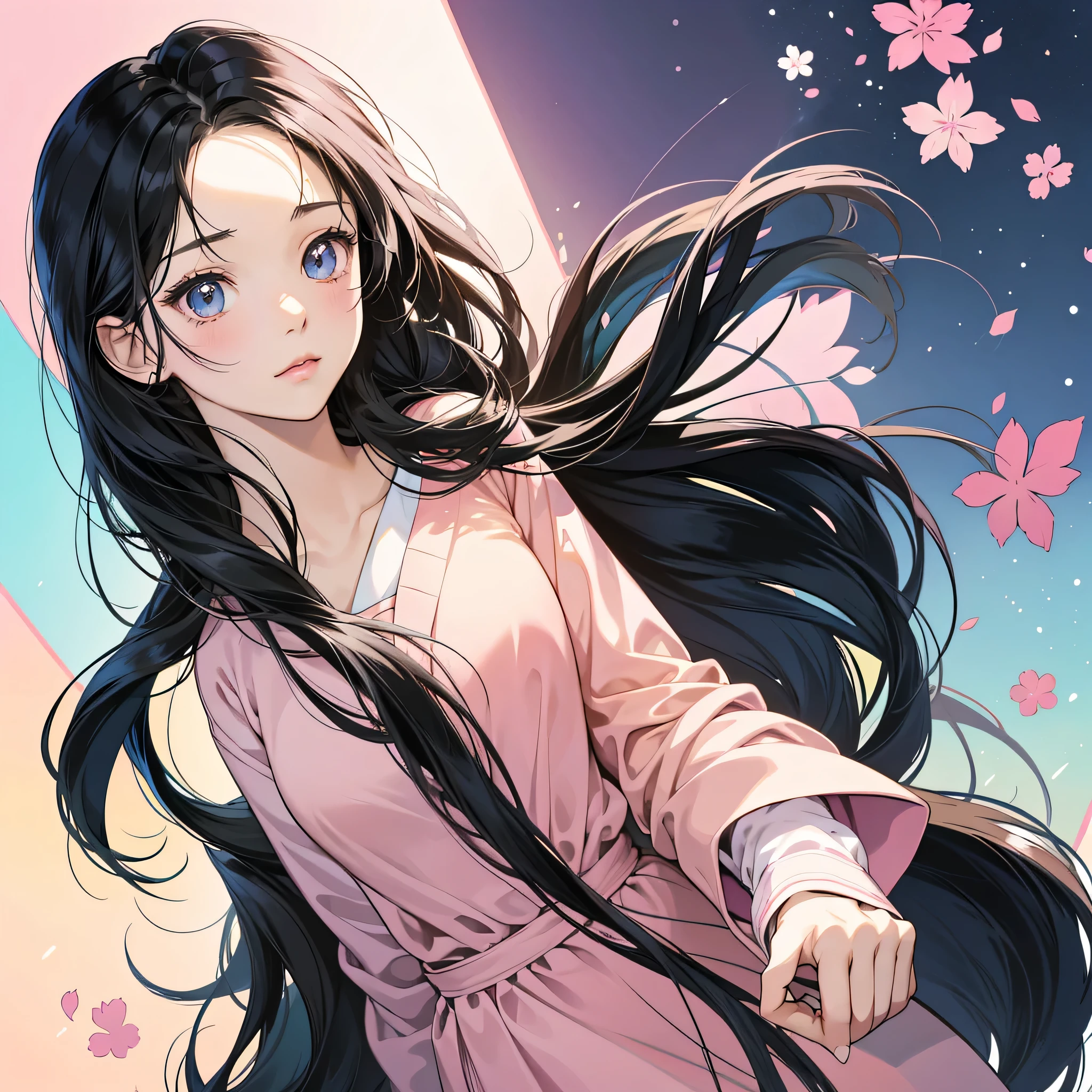 anime girl with long black hair and pink shirt looking at camera, cute anime girl, (anime girl), cute anime girl portraits, cute anime girl portrait, extremely cute anime girl face, anime moe art style, pretty anime girl, Cute girl anime visual, cute anime face, portrait anime girl, anime best girl, portrait of cute anime girl, cute natural anime face