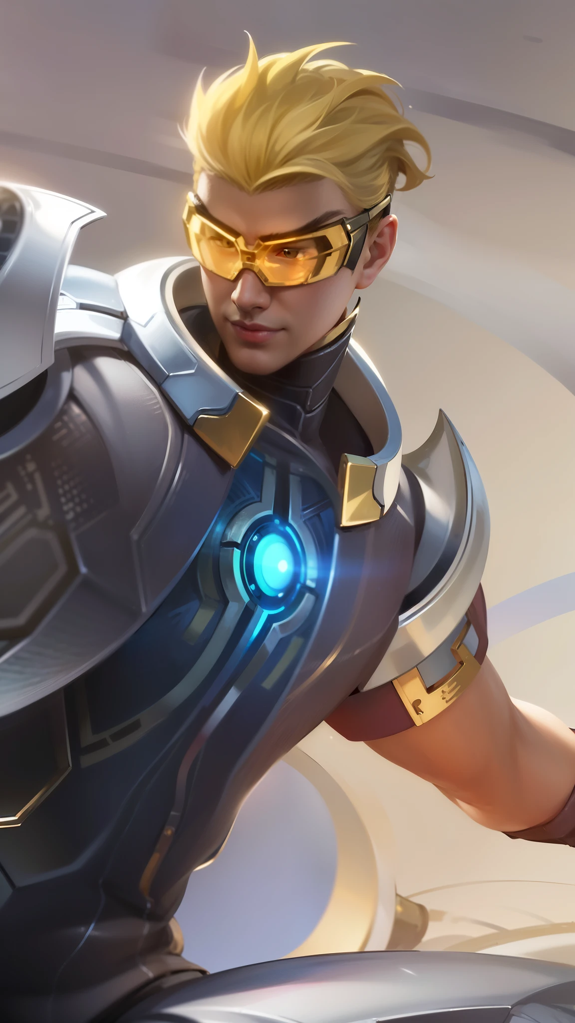 masculine male, masterpiece, ((perfect eyes)) best quality, (semirealism:1.9), beautiful lighting, (extremely detailed CG unity 4k fhd wallpaper), High Detail, Sharp focus, dramatic outdoors, 1 boy ,19 years old, brown short hair, blue eyes, smile