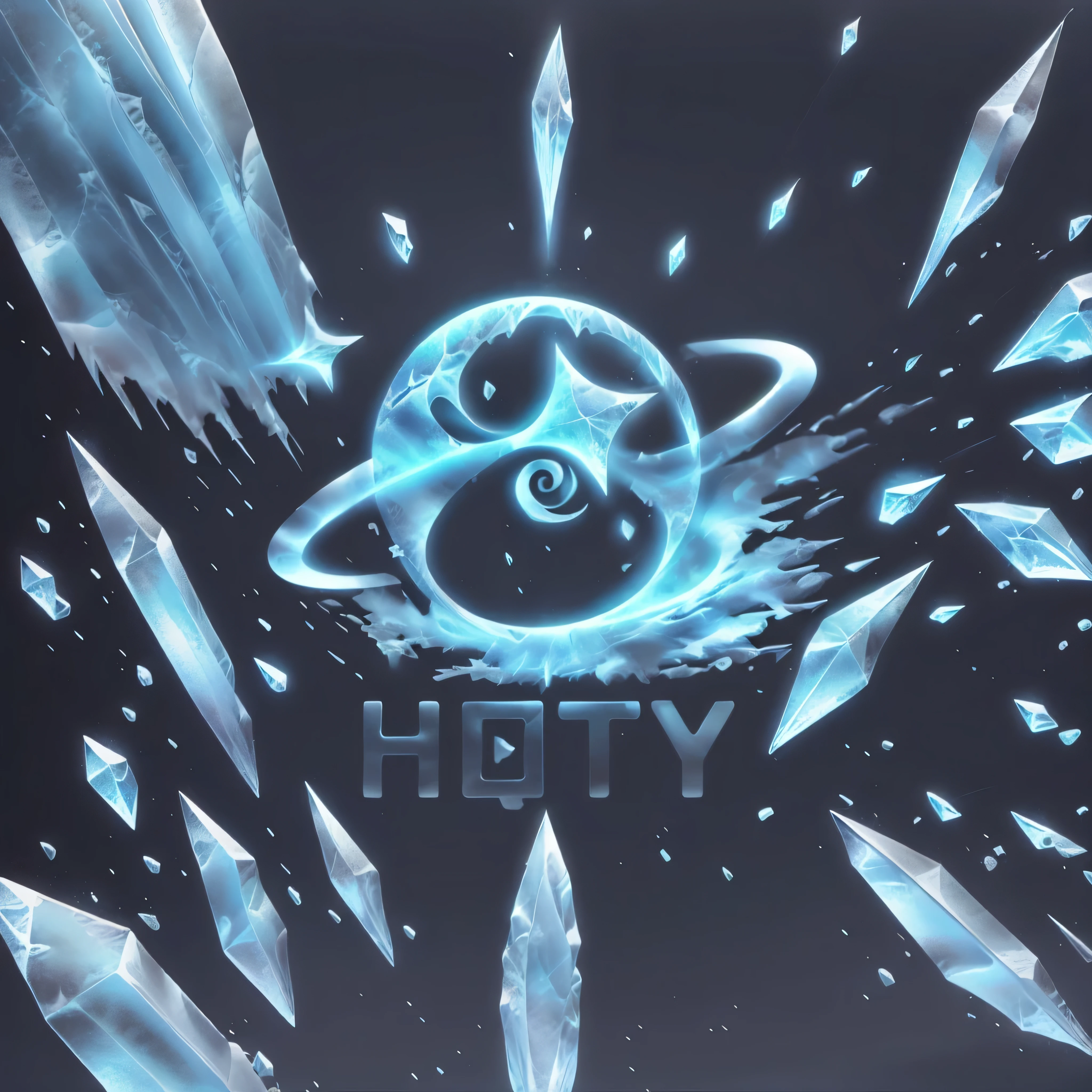 simple pure black background,masterpiece,best quality,super detailed,ice