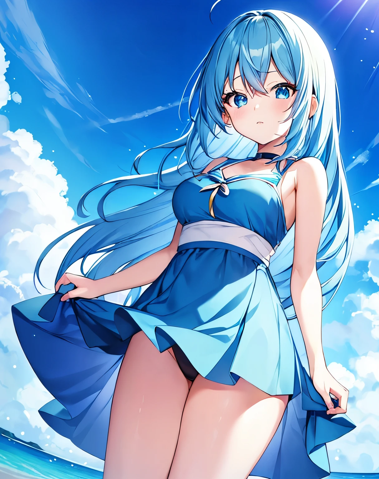 Anime girl with blue hair and blue eyes, Best Anime 4K Kona-chan Wallpaper, anime wallpaper 4k, anime wallpaper 4k, Wallpaper Anime Blue Water, anime style 4k, anime art wallpaper 4k, anime art wallpaper 4k, Kantai Collection Style, 4k anime wallpaper,anime girl with blue hair and blue eyes, anime moe art style, mikudayo, , teal hair anime girl, shirabii, Cute girl anime visual, long hair