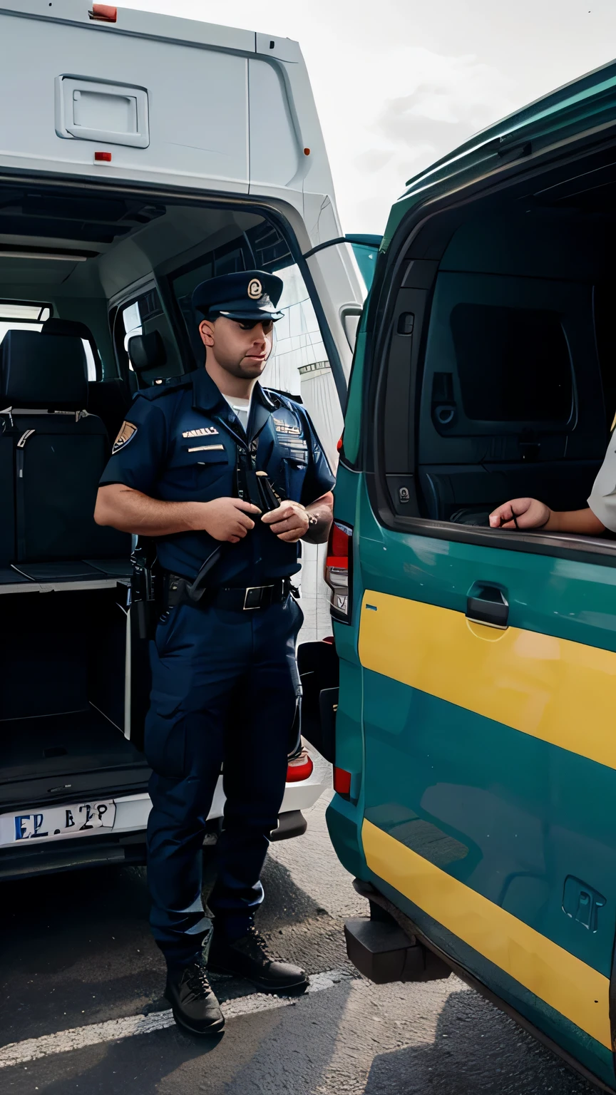 Brazilian police vehicles and police officers --auto --s2