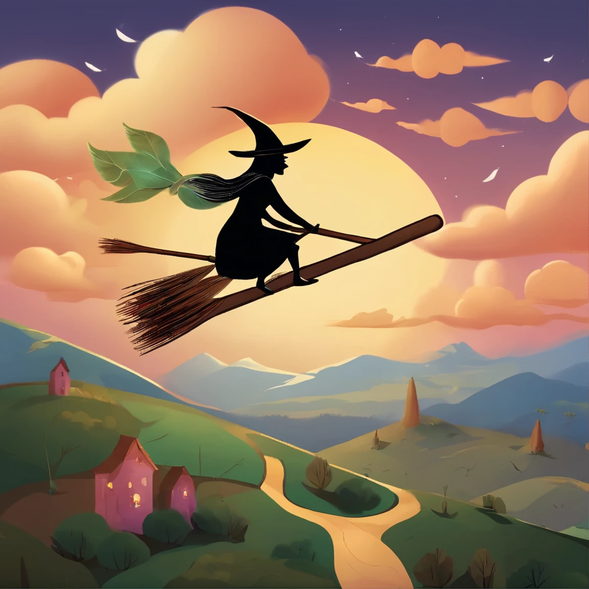 Various cute female wizards on a broom, flying on a broom, riders on a broom, riding on a broom, flying on a broom, cowboy wizards riding on brooms, flying on brooms, sitting on brooms, riding on brooms, wizards and characters, sunny day, mountains, broom riding, broom riding
